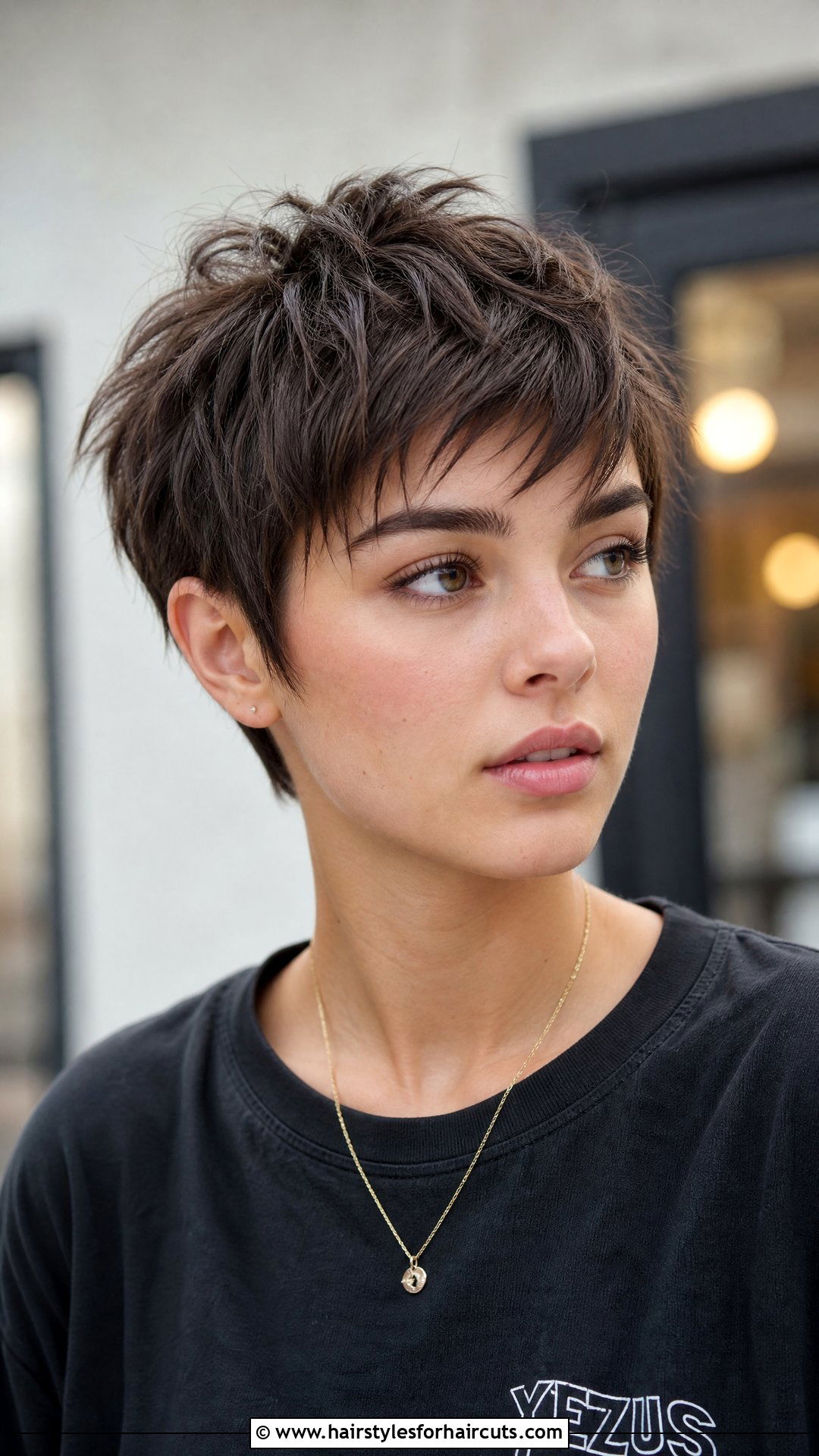 Feathered Textured Pixie - 25 feathered haircuts for short hair - 25 feathered haircuts for short hair