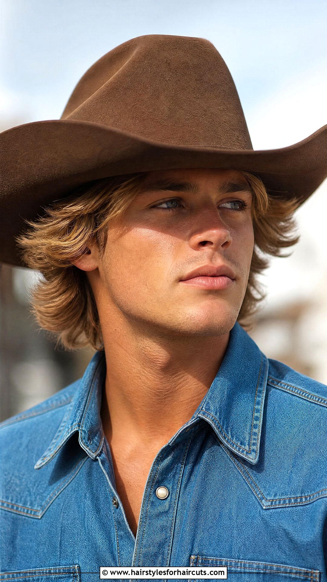 Feathered Wings Haircut With Cowboy Hat - 25 wings haircuts with hat - 25 wings haircuts with hat