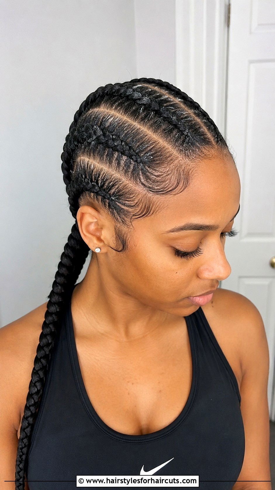 Feed In 2 French Braid Black Hair - 25 2 french braid hairstyles for black hair - 25 2 french braid hairstyles for black hair