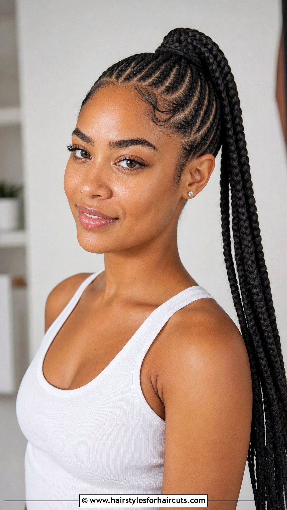 Feed In Braided Ponytail - 25 ponytail hairstyles with braiding hair - 25 ponytail hairstyles with braiding hair