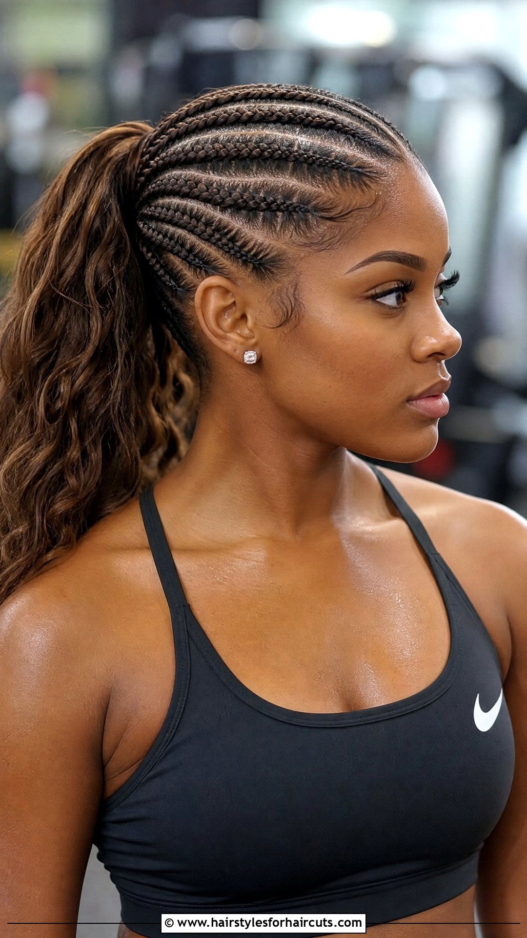 Feed In Braided Weave Ponytail - 25 weave ponytail hairstyles for black hair - 25 weave ponytail hairstyles for black hair