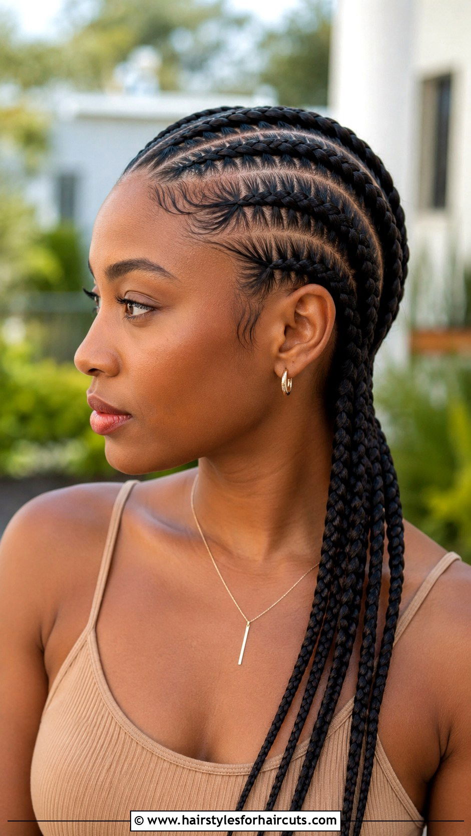 Feed In Braids - 25 black curly hair haircuts - 25 black curly hair haircuts