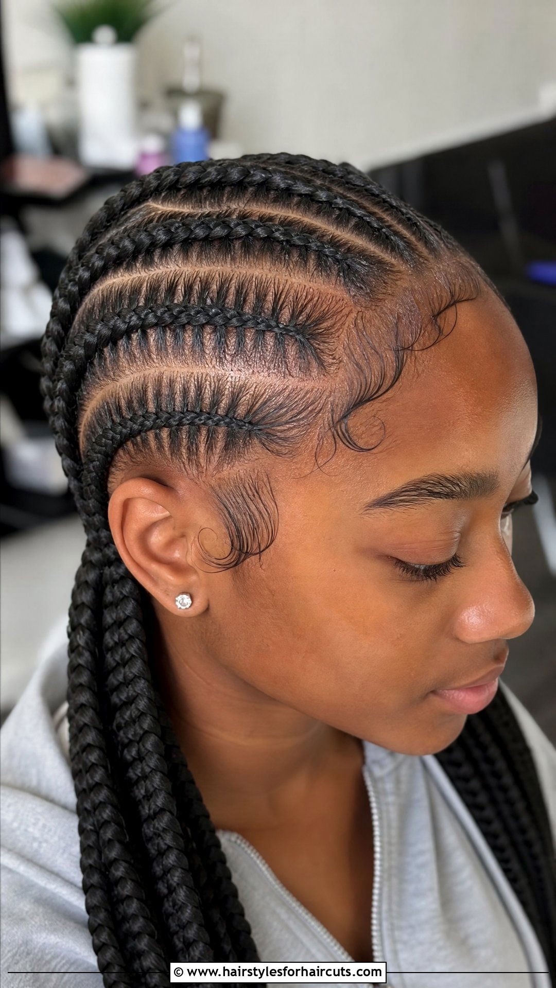 Feed In Braids - 25 hairstyles for black girls braids - 25 hairstyles for black girls braids