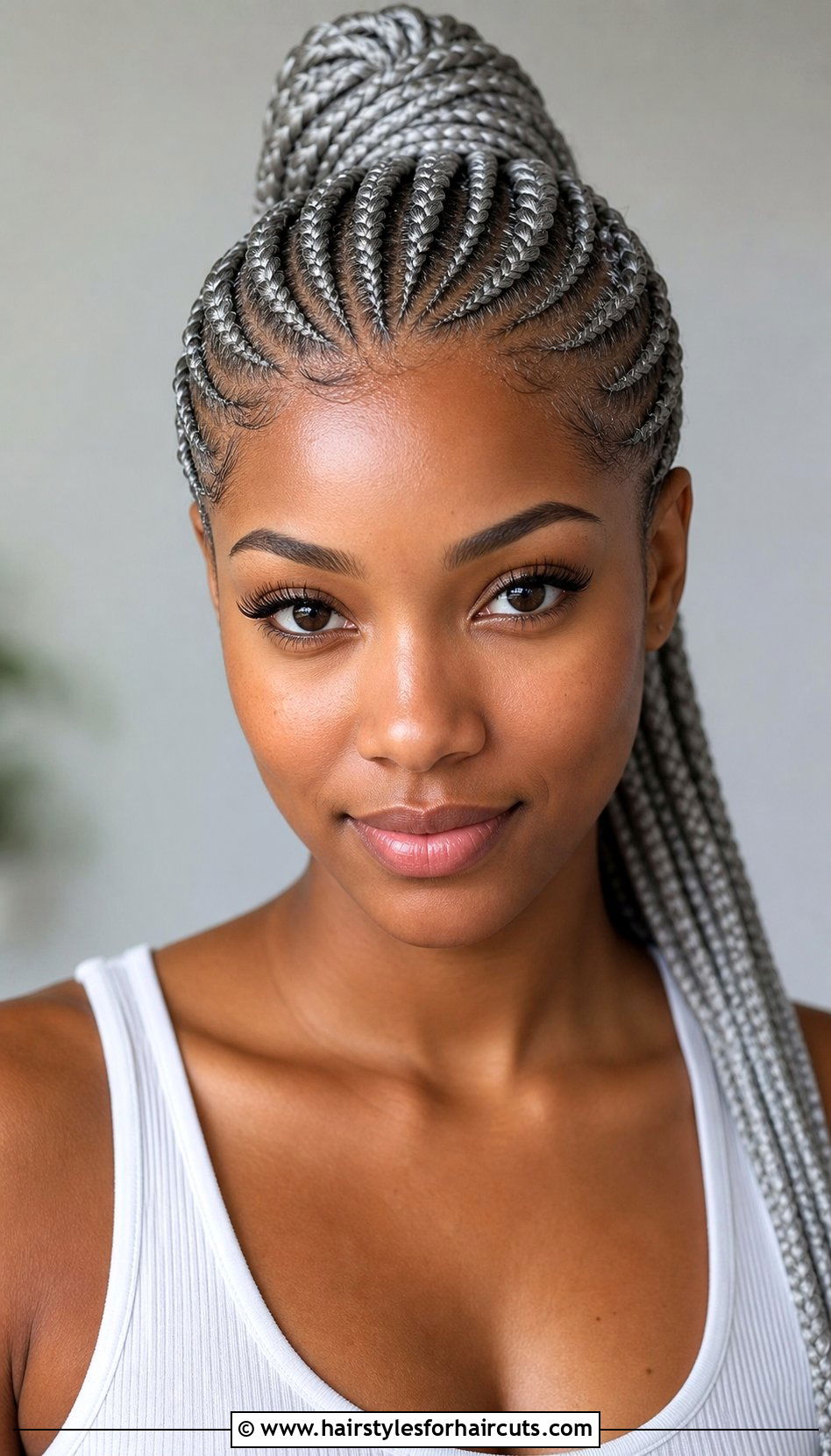 Feed In Braids Ponytail - 25 braided hairstyles for gray hair over 50 - 25 braided hairstyles for gray hair over 50
