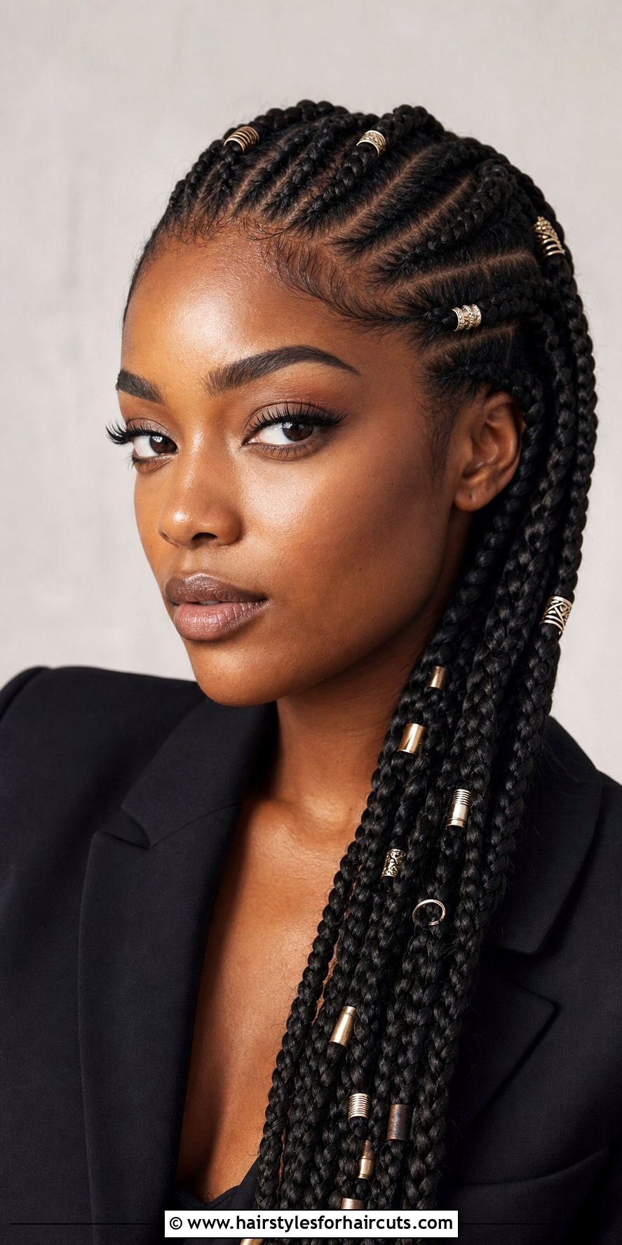 Feed In Braids With Hair Rings - 25 hair rings hairstyles - 25 hair rings hairstyles