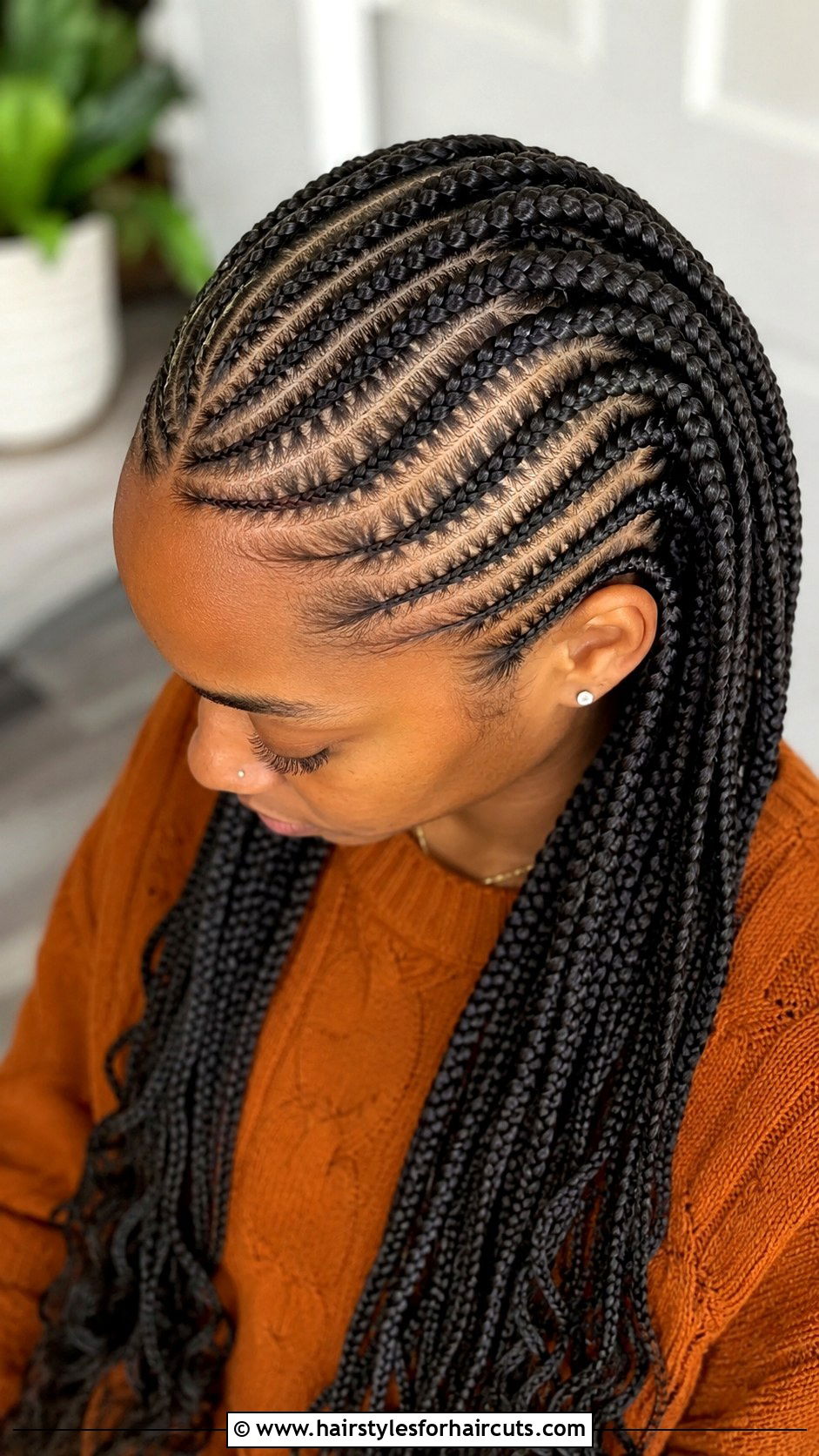 Feed In Braids - 25 best protective hairstyles for black hair growth - 25 best protective hairstyles for black hair growth