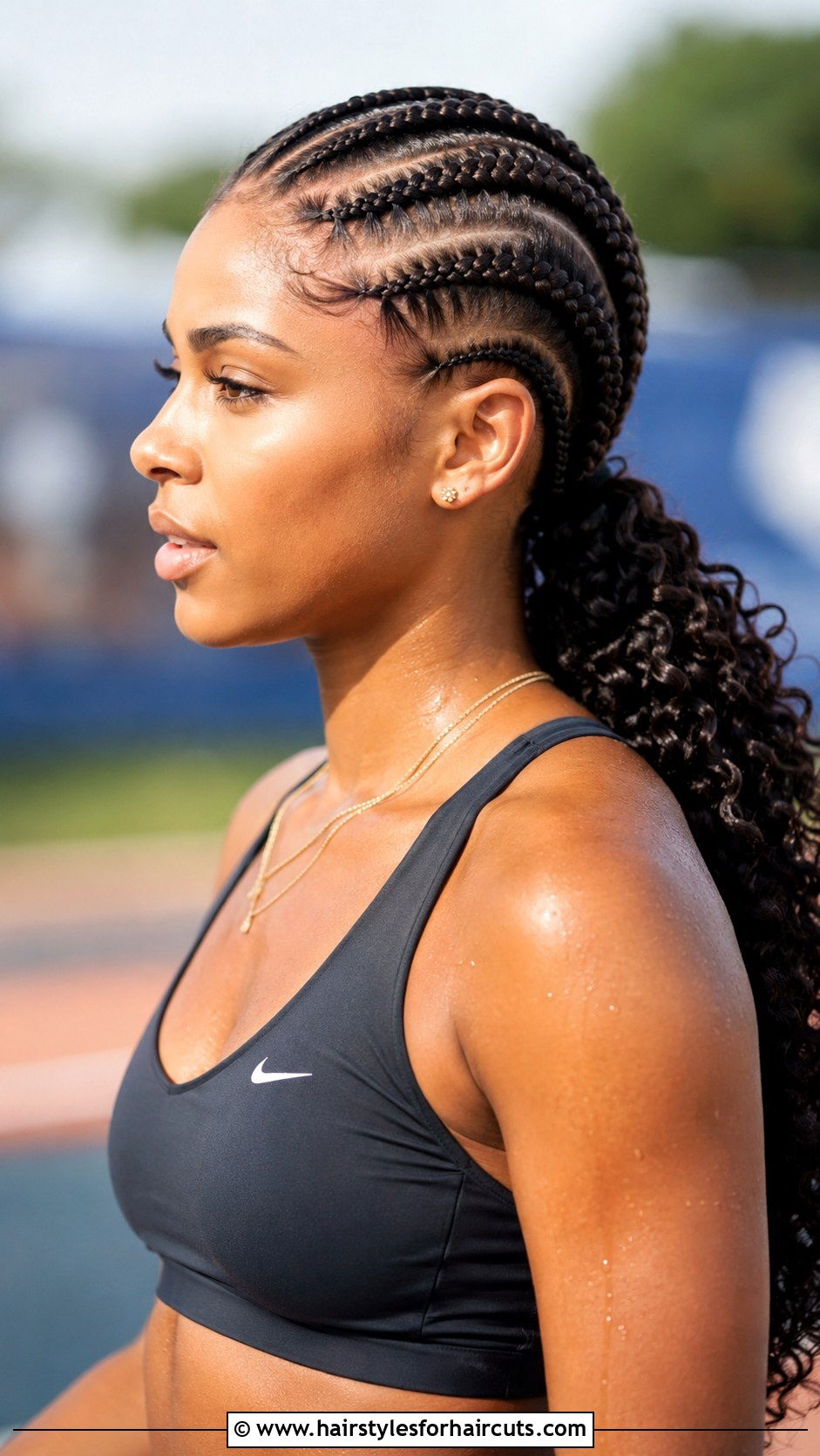 Feed In Cornrows - 25 summer hairstyles for black women - 25 summer hairstyles for black women