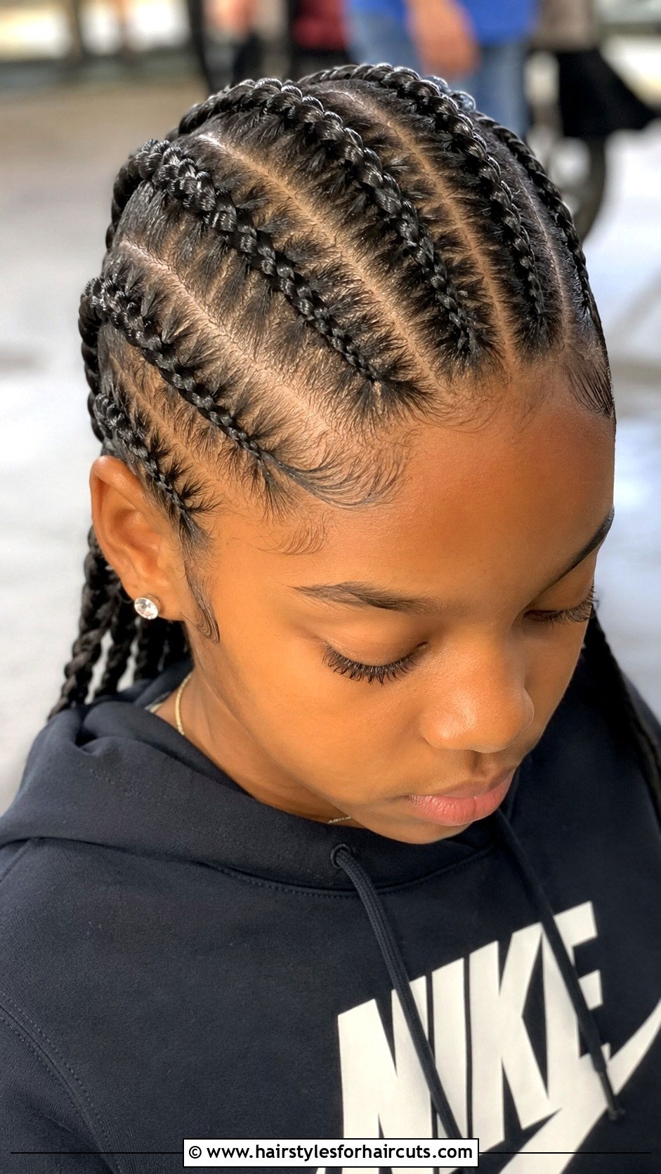 Feed In Cornrows Hairstyle - 25 hairstyles for black girls - 25 hairstyles for black girls