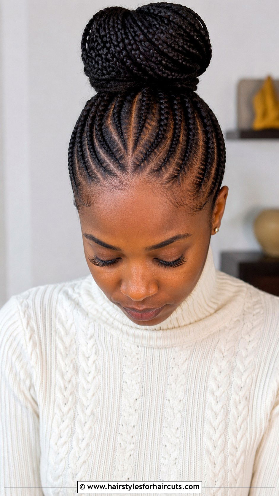 Feed In Cornrows With Bun - 25 corn rows hairstyles - 25 corn rows hairstyles