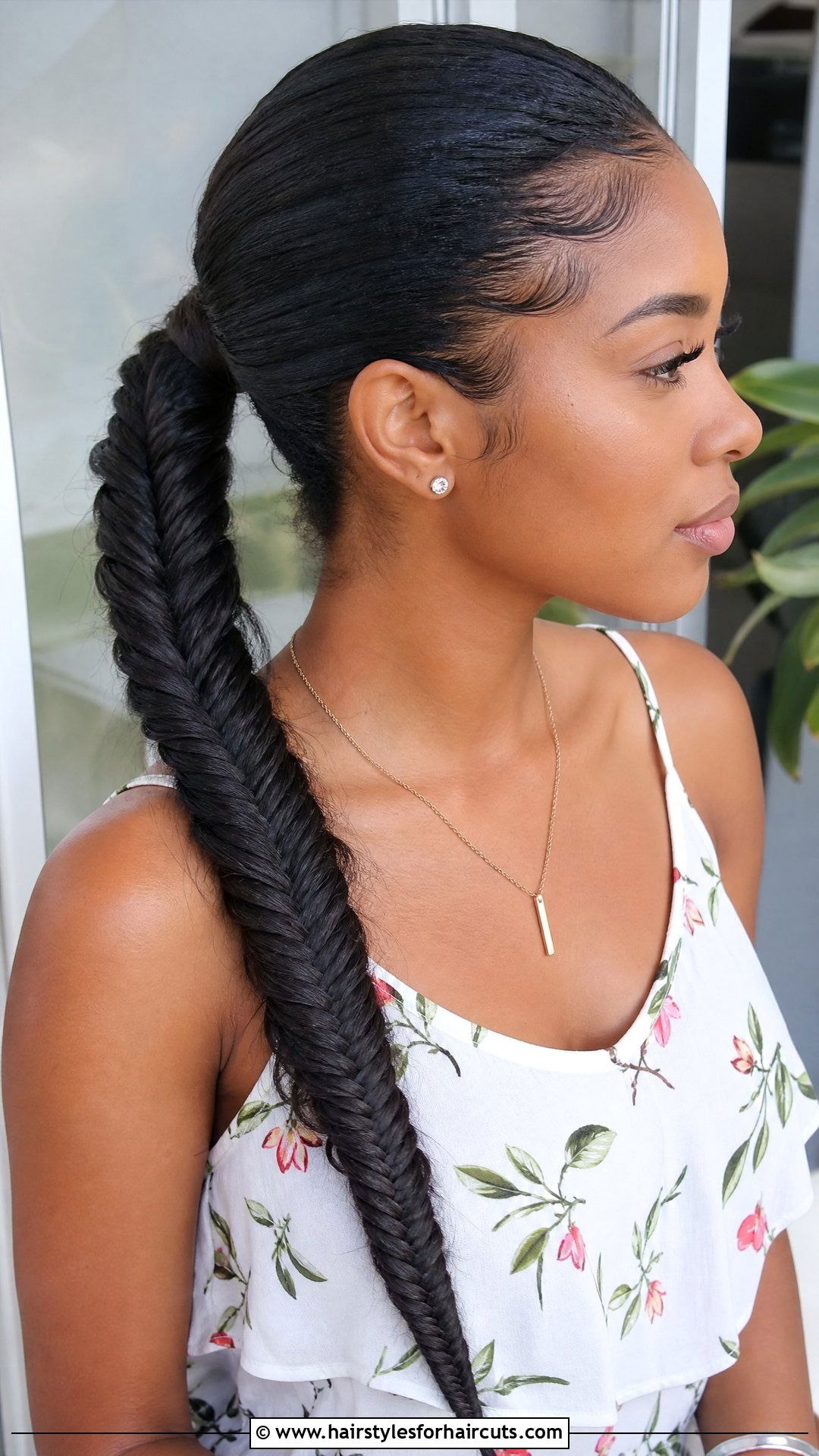 Feed In Fishtail Braid Ponytail - 25 fishtail braid hairstyles for black hair - 25 fishtail braid hairstyles for black hair