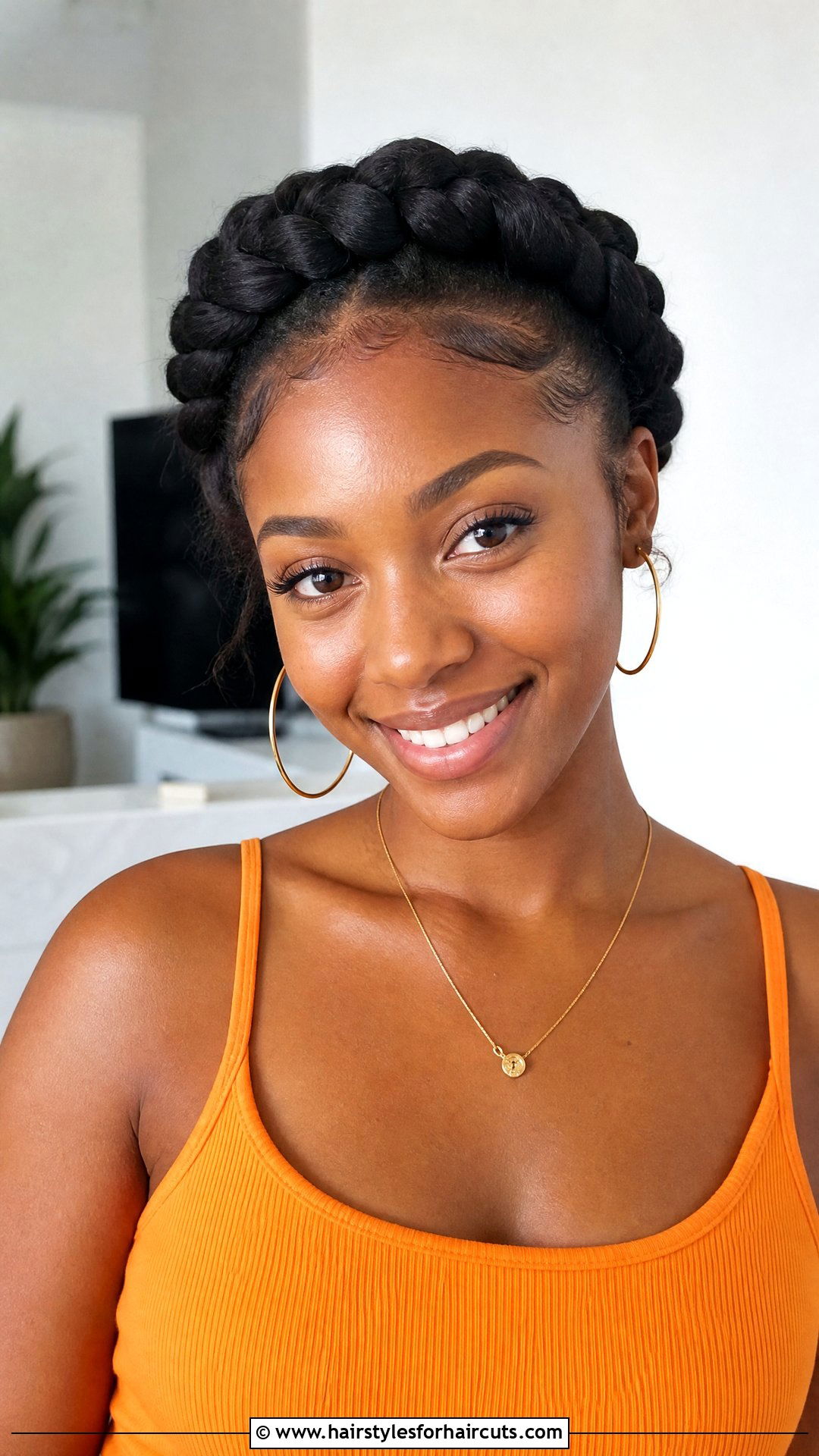 Feed In Halo Braid - 25 halo braid hairstyles for black hair - 25 halo braid hairstyles for black hair
