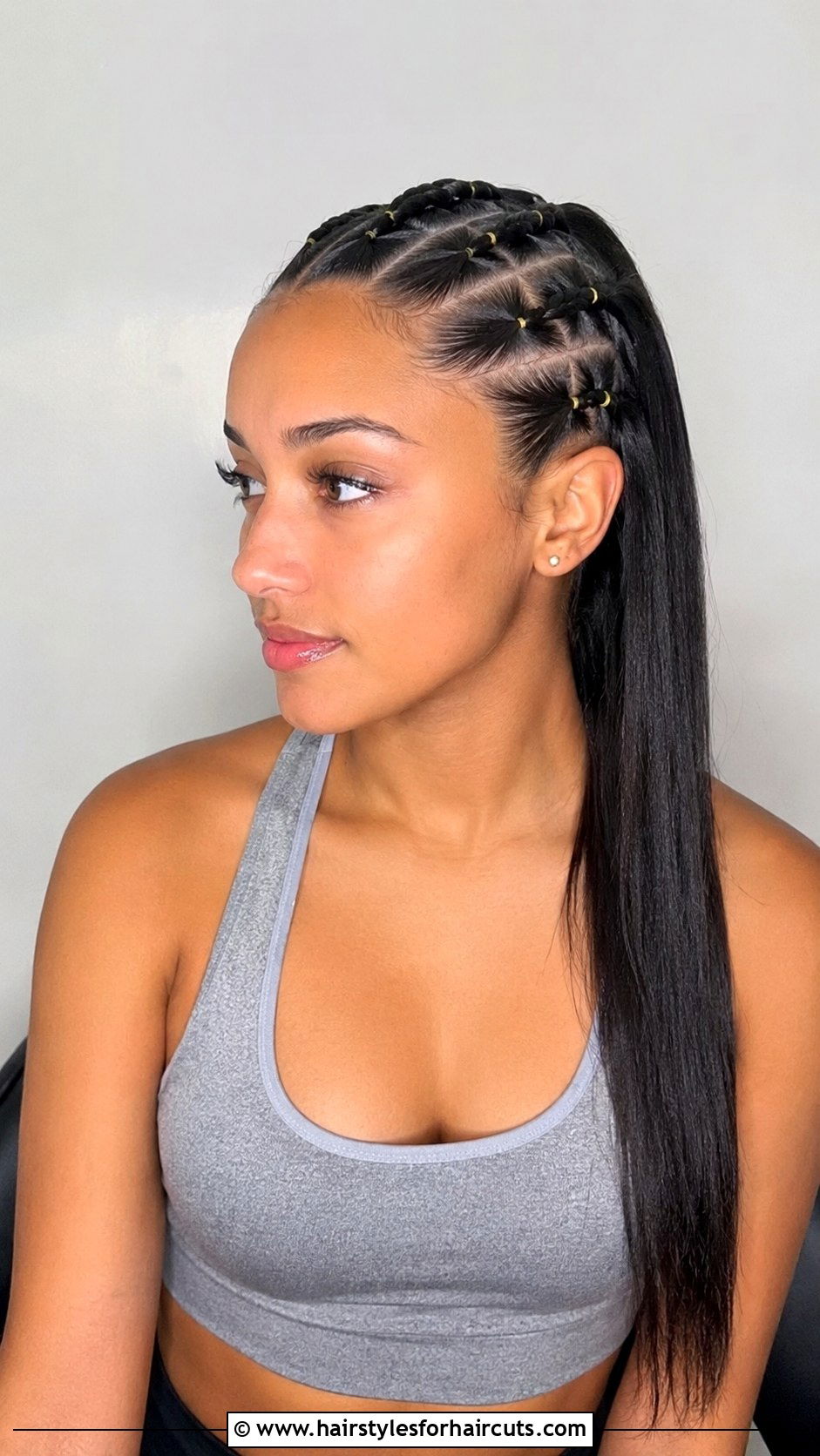 Feed In Rubber Band Cornrows Straight Hair - 25 aesthetic rubber band hairstyles straight hair - 25 aesthetic rubber band hairstyles straight hair
