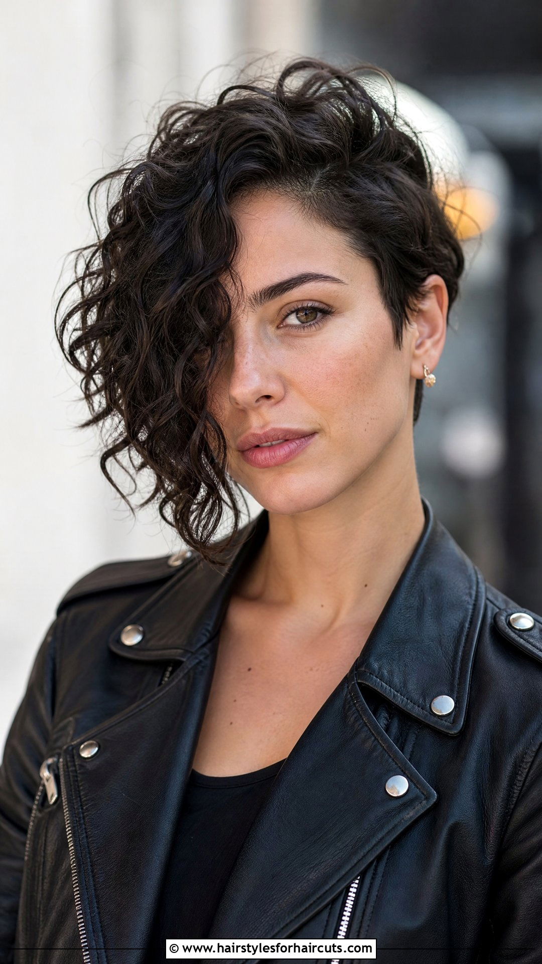Felicity Asymmetric Curly Bob - 25 felicity haircuts - 25 felicity haircuts