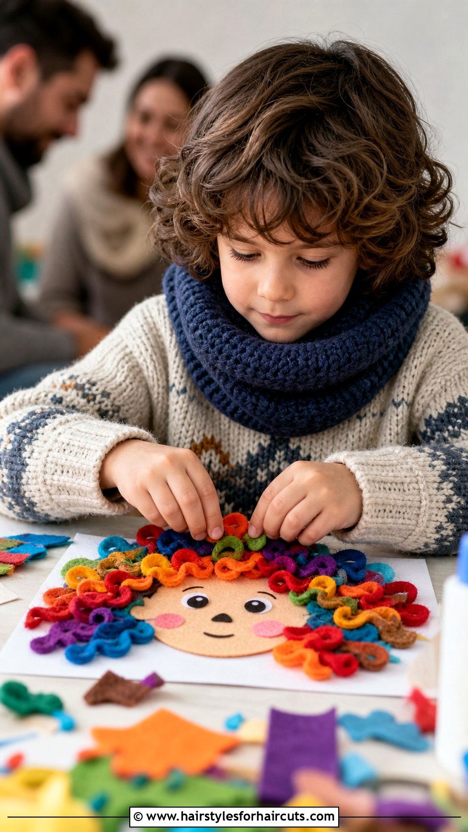 Felt Board Hair Styling - 25 haircuts games for kids - 25 haircuts games for kids