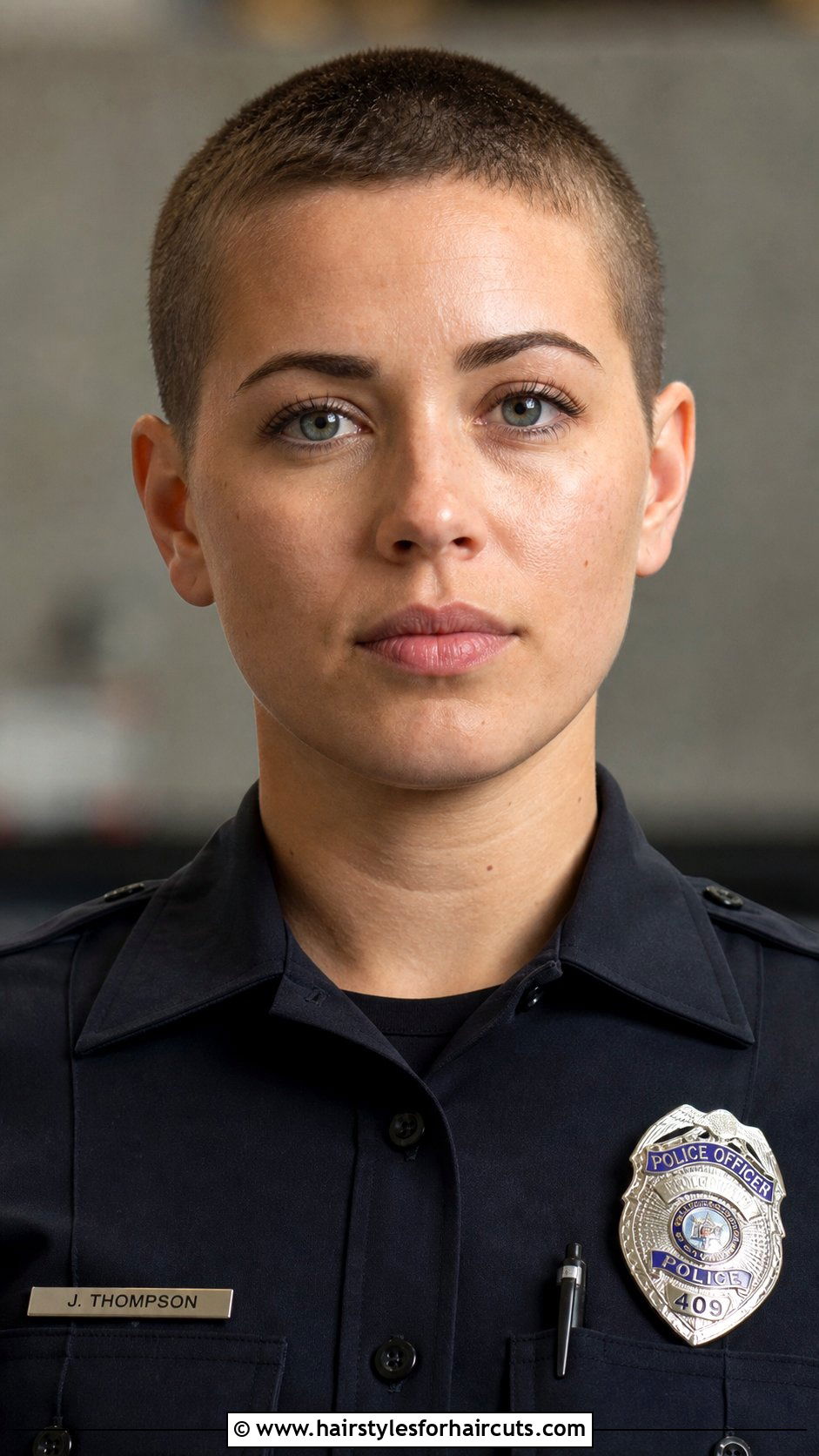 Female Buzz Cut Police Hairstyle - 25 police hairstyles - 25 police hairstyles