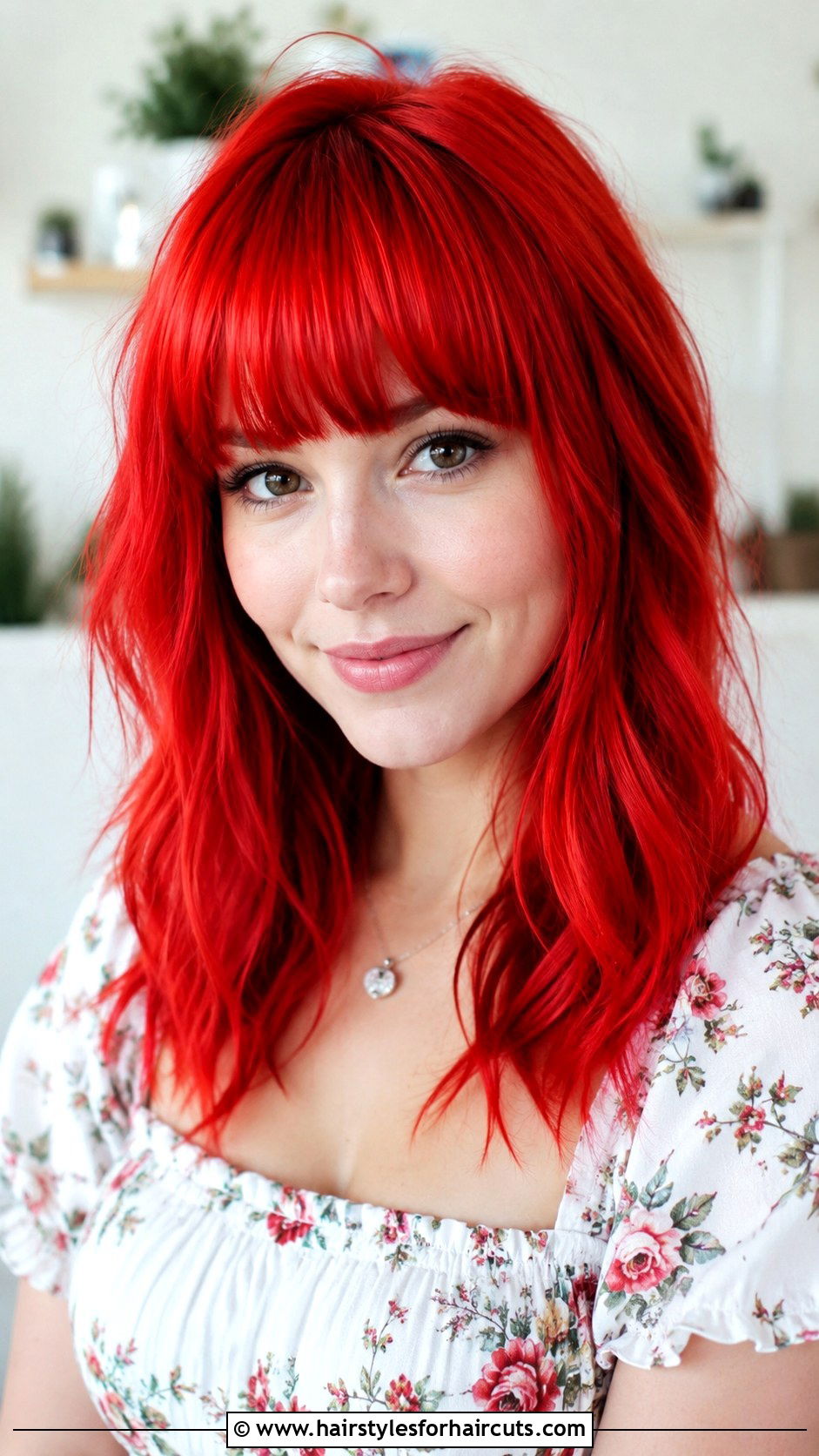 Fiery Red Wig With Bangs - 25 red wig hairstyles - 25 red wig hairstyles