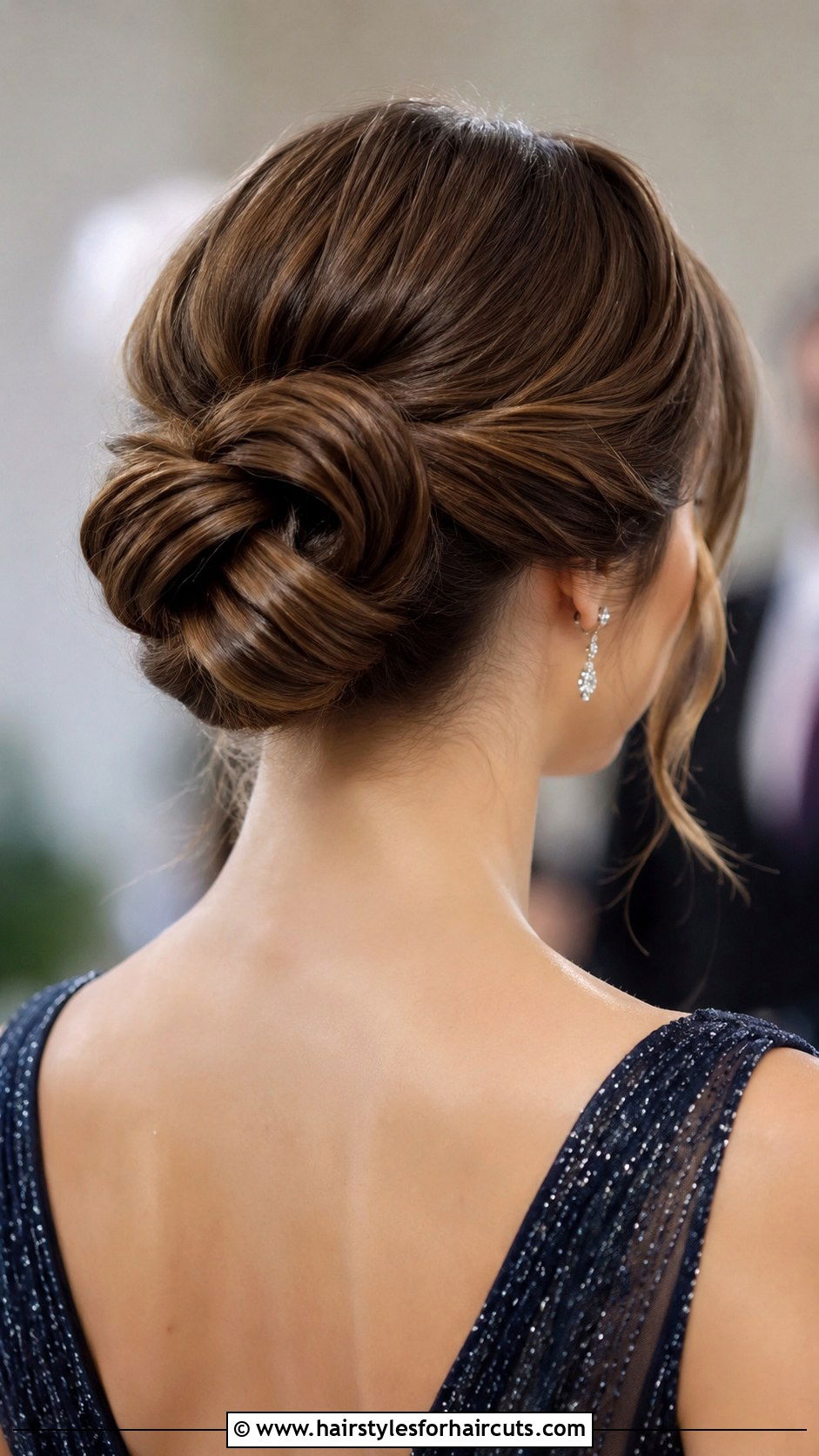 Figure Eight Bun - 25 hair up hairstyles for long hair - 25 hair up hairstyles for long hair