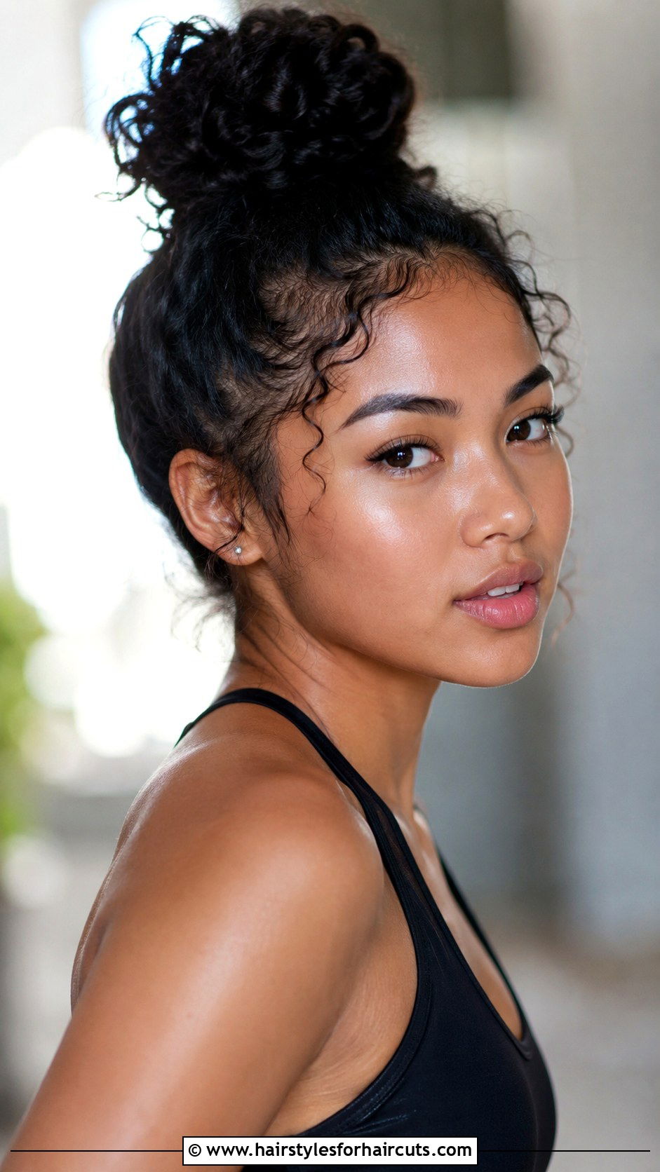Filipino Curly Hair Top Knot - 25 filipino curly hairstyles - 25 filipino curly hairstyles