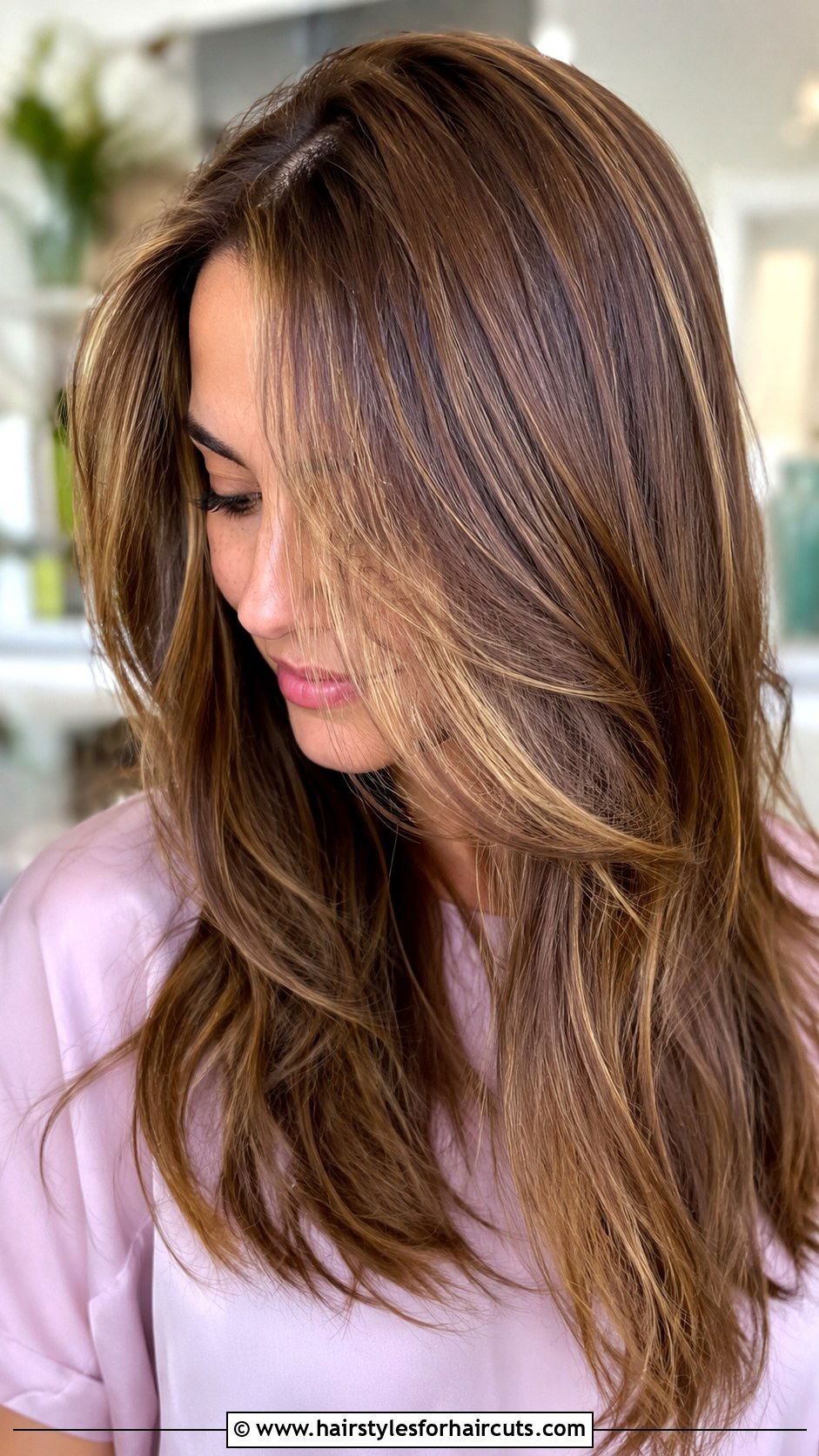 Fine Brown Hair With Subtle Highlights - 25 brown hairstyles with highlights - 25 brown hairstyles with highlights