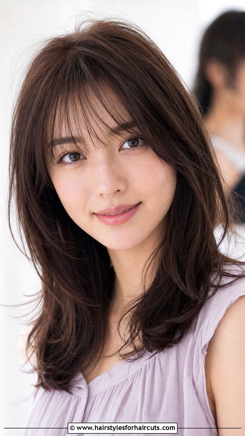 Fine Hair Layers With Wispy Bangs - 25 haircuts with bangs and layers - 25 haircuts with bangs and layers