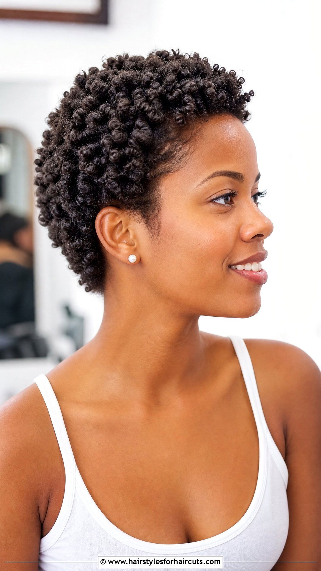 Finger Coil Bob Haircut - 25 bob haircuts natural hair - 25 bob haircuts natural hair