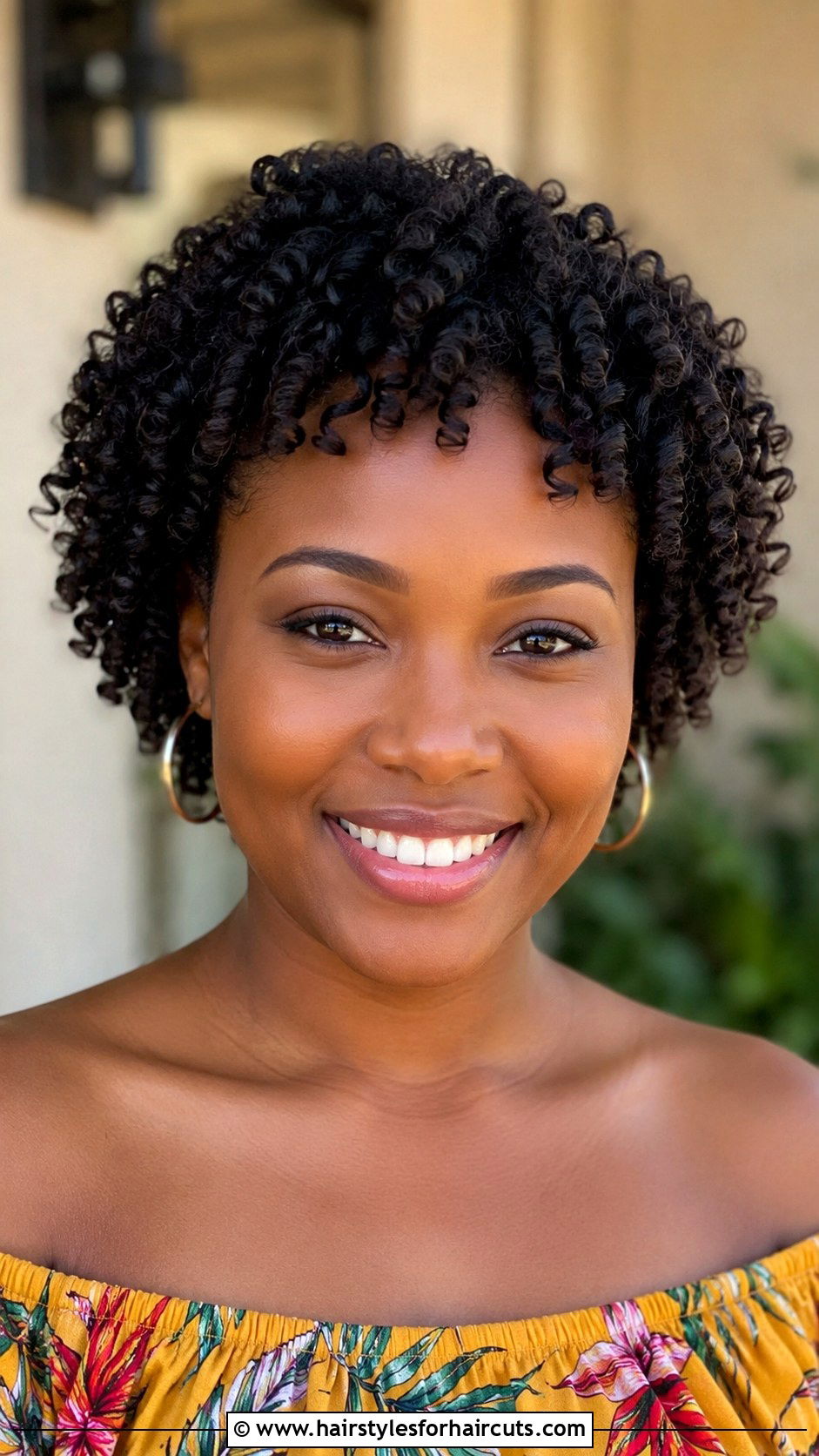 Finger Coil Short Haircut - 25 haircuts for black women with thin hair - 25 haircuts for black women with thin hair