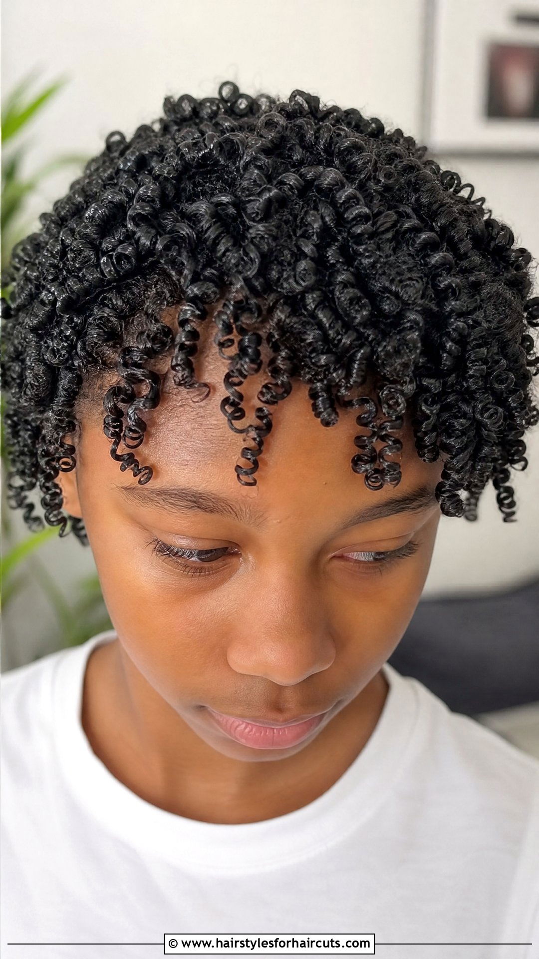 Finger Coils On Natural Hair - 25 hairstyles for girls with natural hair - 25 hairstyles for girls with natural hair