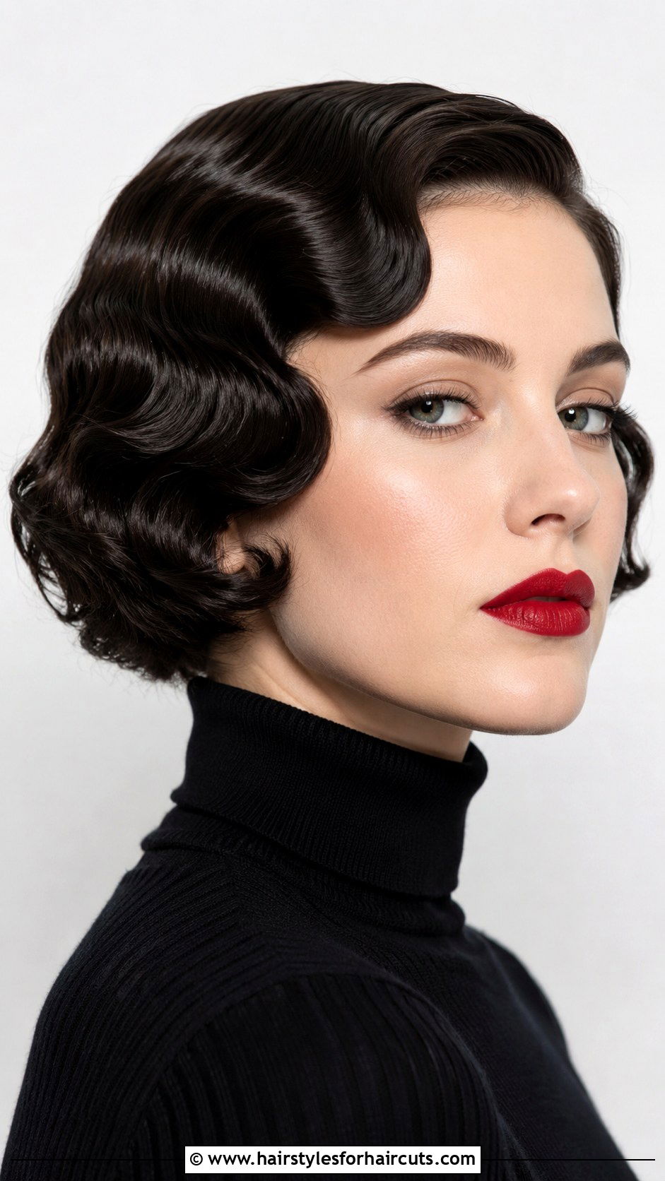 Finger Wave Bob - 25 1940s hairstyles - 25 1940's hairstyles