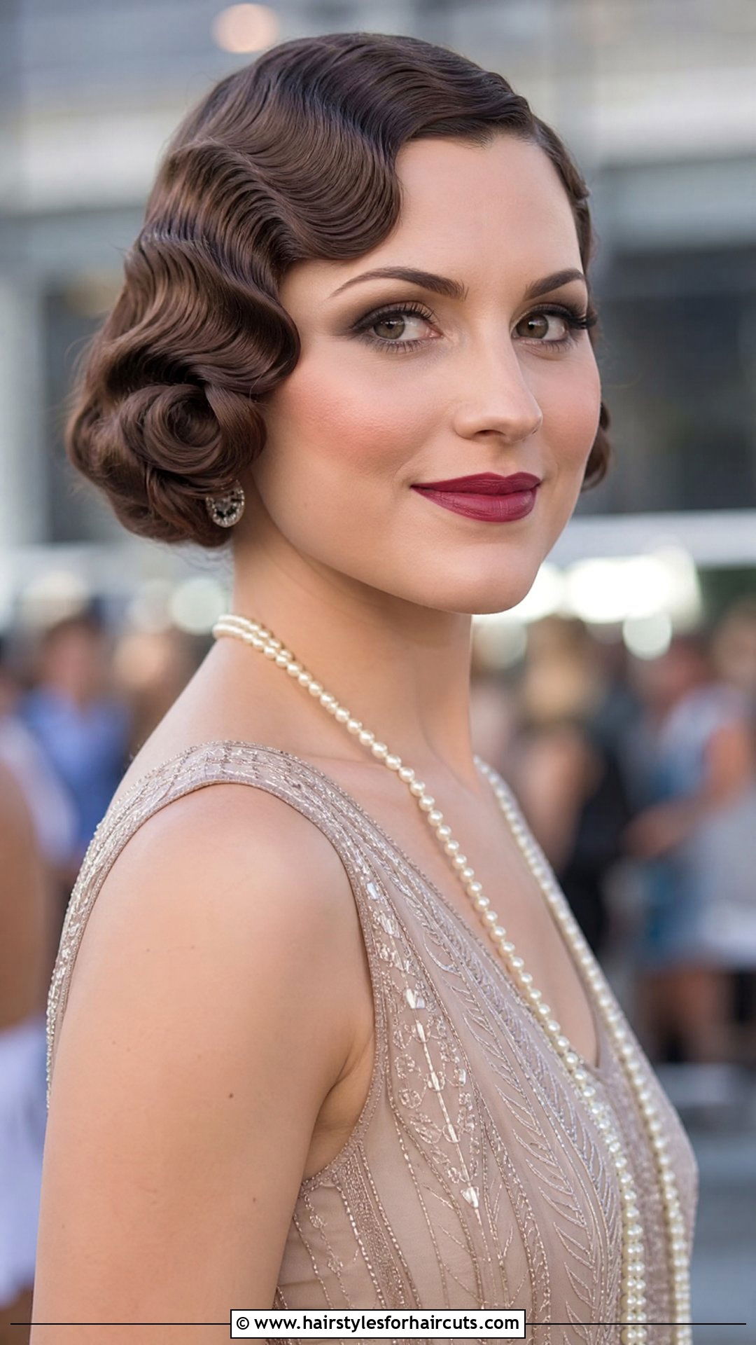 Finger Wave Bob - 25 flapper hairstyles for medium hair - 25 flapper hairstyles for medium hair