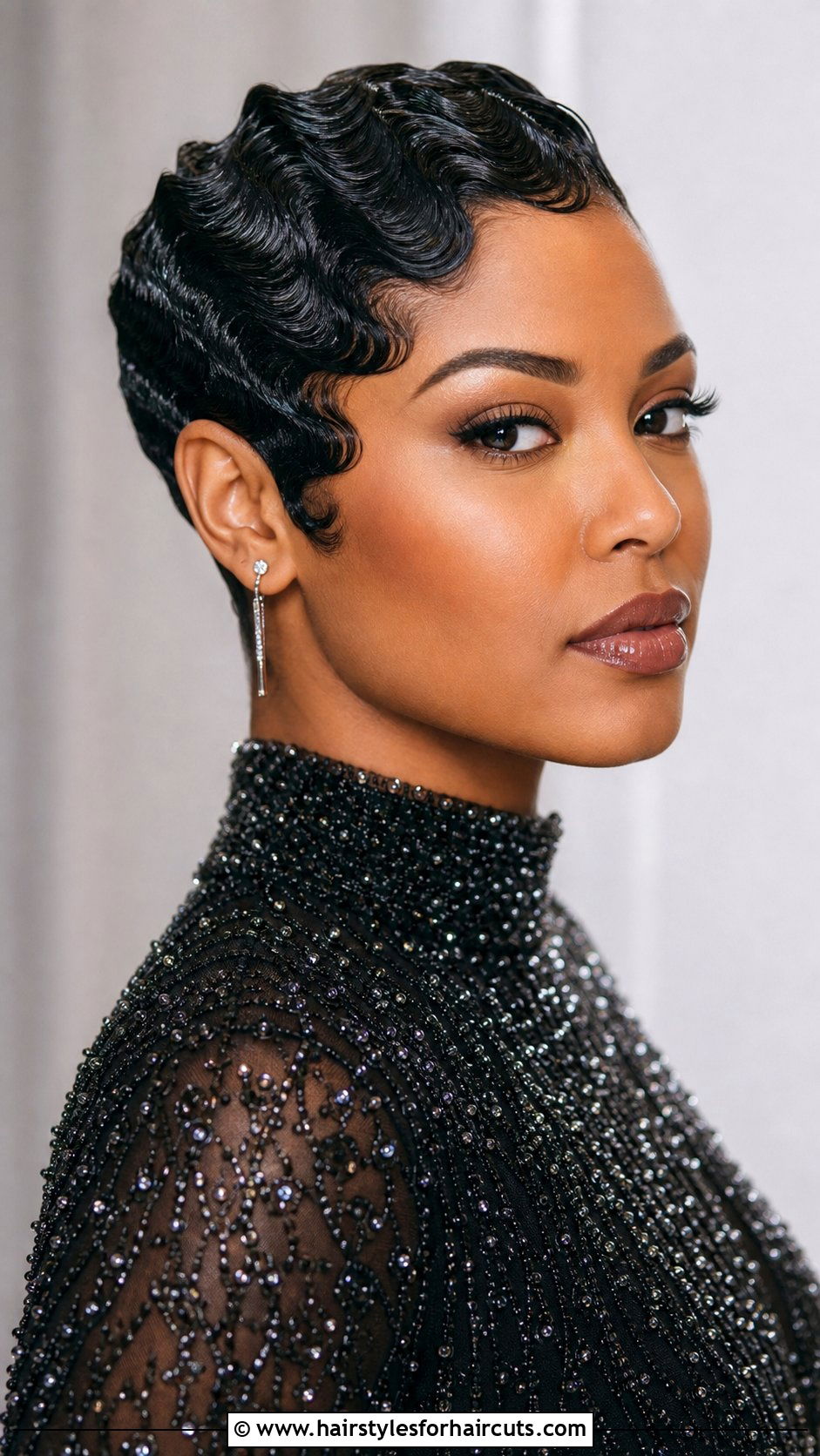 Finger Wave Crop - 25 crop top haircuts - 25 crop top haircuts