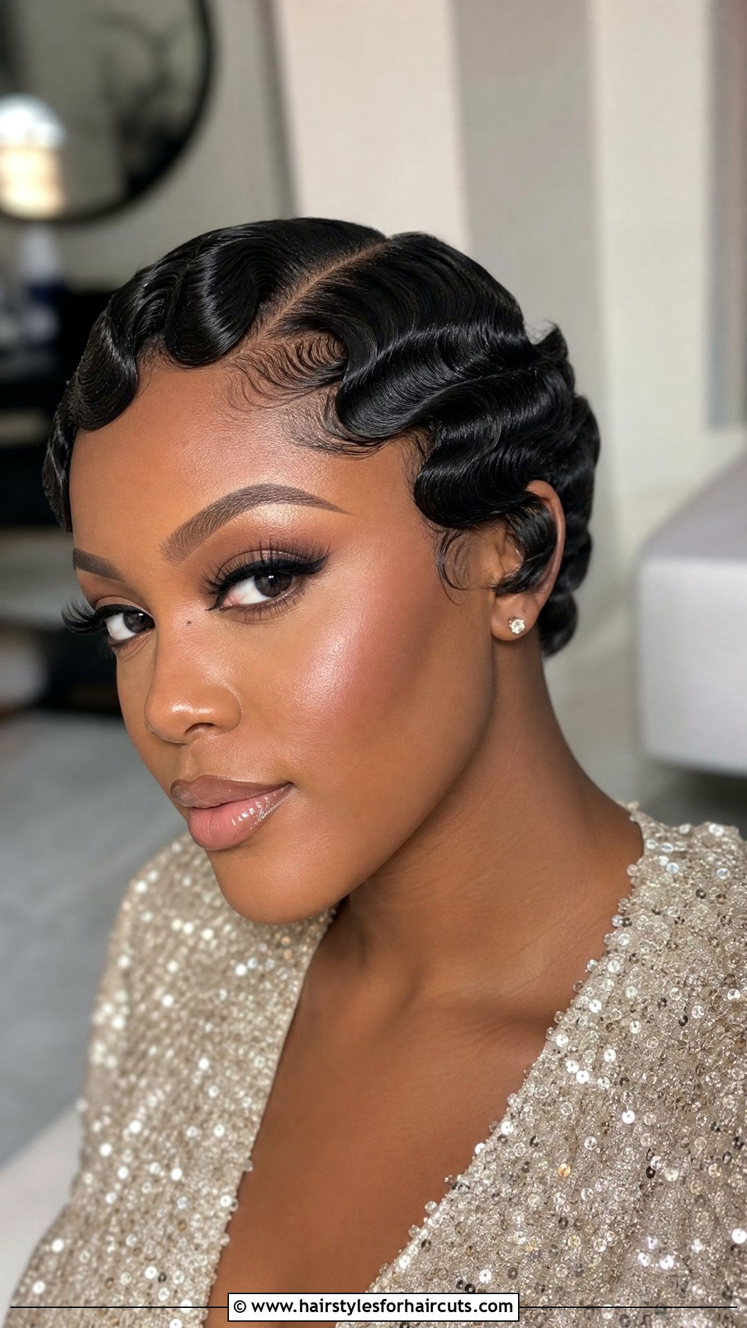 Finger Wave Curly Hair - 25 hairstyles with curls - 25 hairstyles with curls