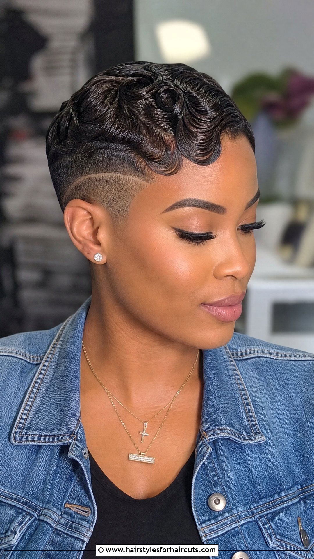 Finger Wave With Shaved Sides - 25 finger wave hairstyles for short black hair - 25 finger wave hairstyles for short black hair