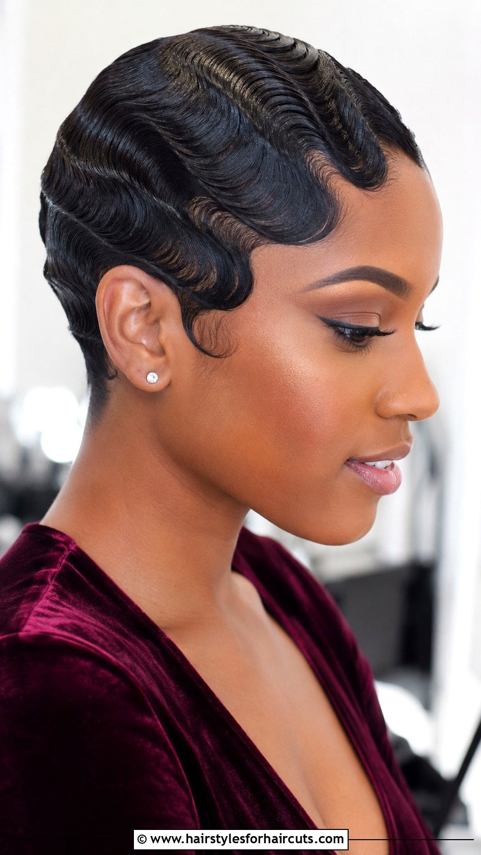 Finger Waves - 25 ww2 hairstyles - 25 ww2 hairstyles