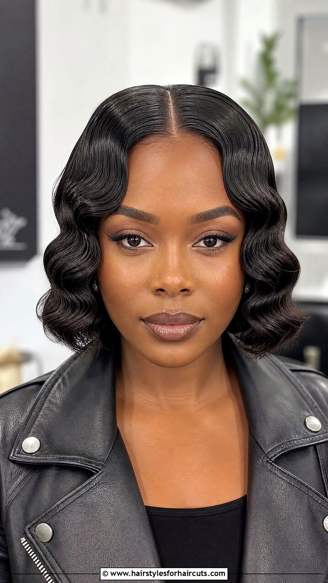 Finger Waves With Middle Part - 25 finger wave hairstyles for long hair - 25 finger wave hairstyles for long hair