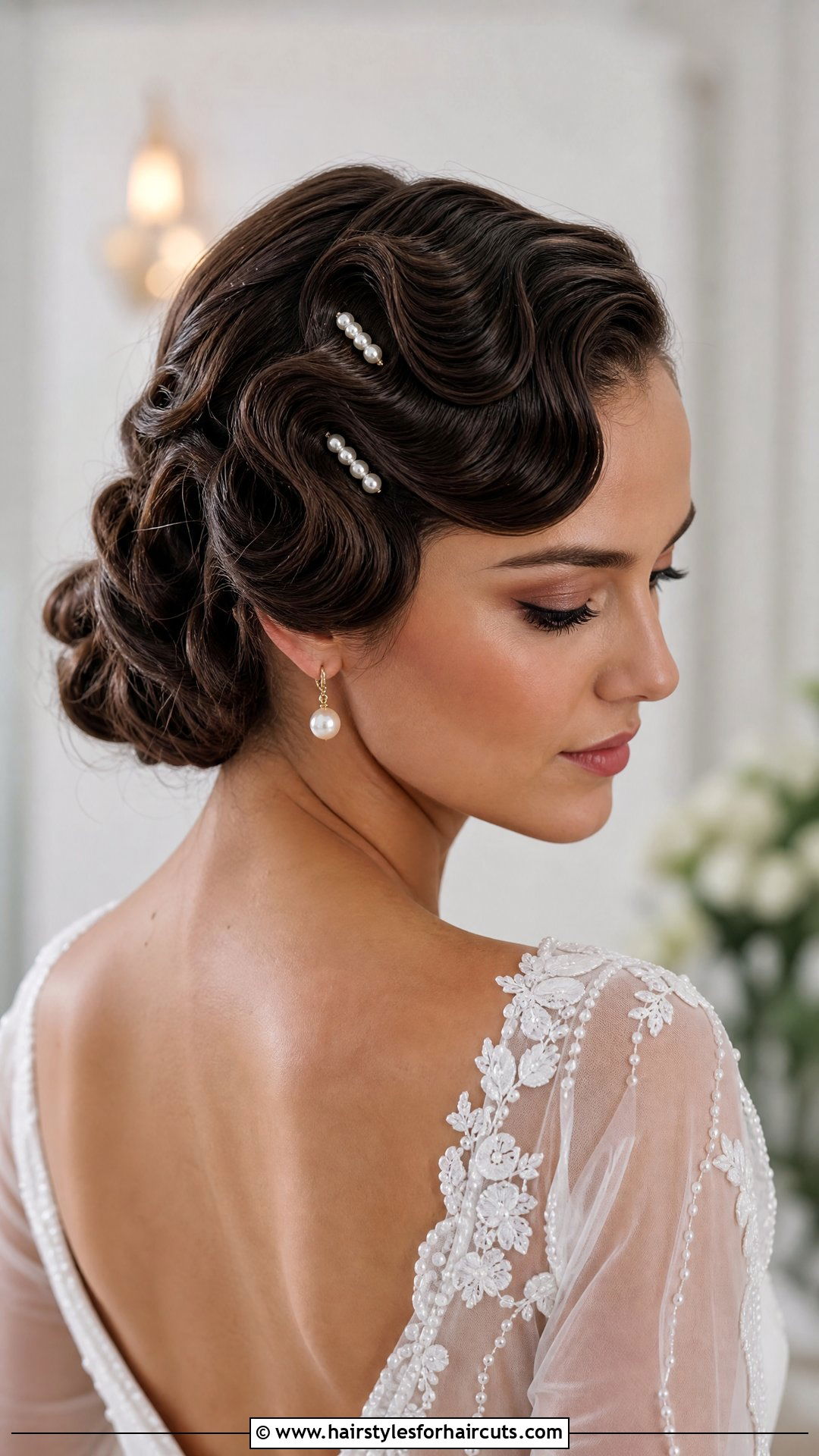 Finger Waves With Pearl Pins - 25 finger wave hairstyles for long hair - 25 finger wave hairstyles for long hair