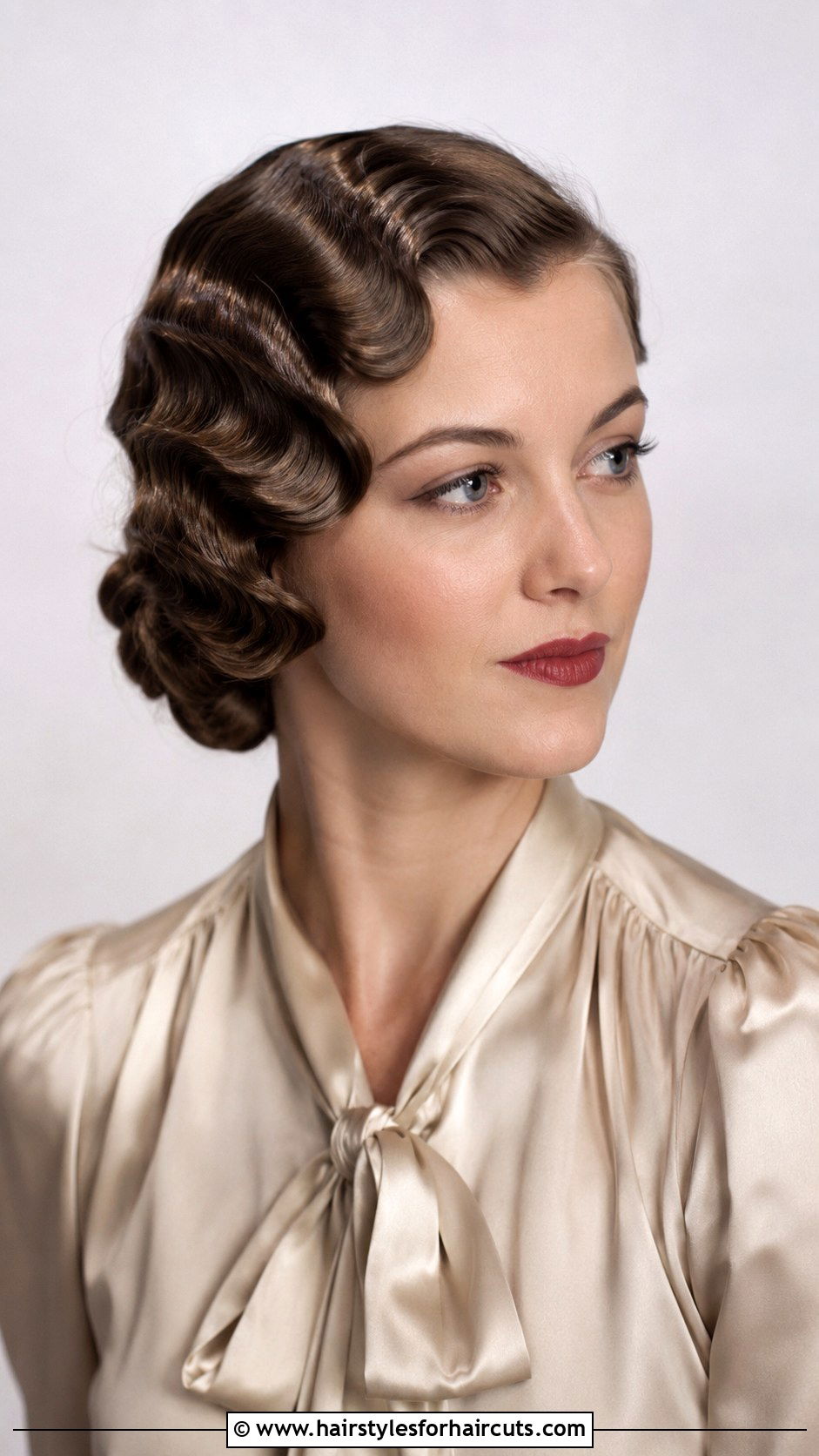 Finger Waves - 25 1940s womens hairstyles long hair - 25 1940s womens hairstyles long hair