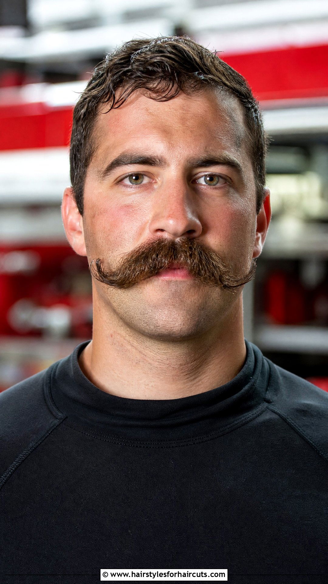 Firefighter Hungarian Mustache - 25 firefighter facial hairstyles - 25 firefighter facial hairstyles