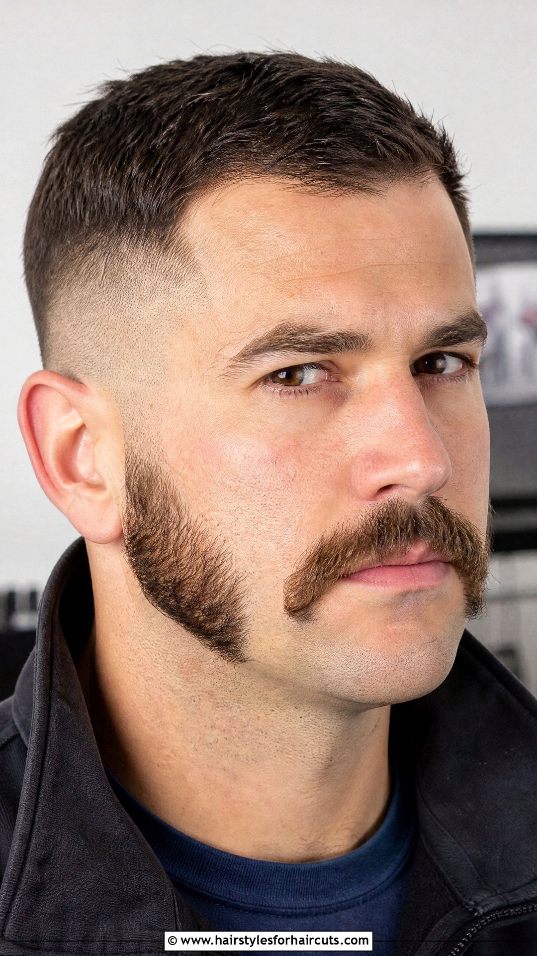 Firefighter Mustache And Sideburn Combo - 25 firefighter facial hairstyles - 25 firefighter facial hairstyles