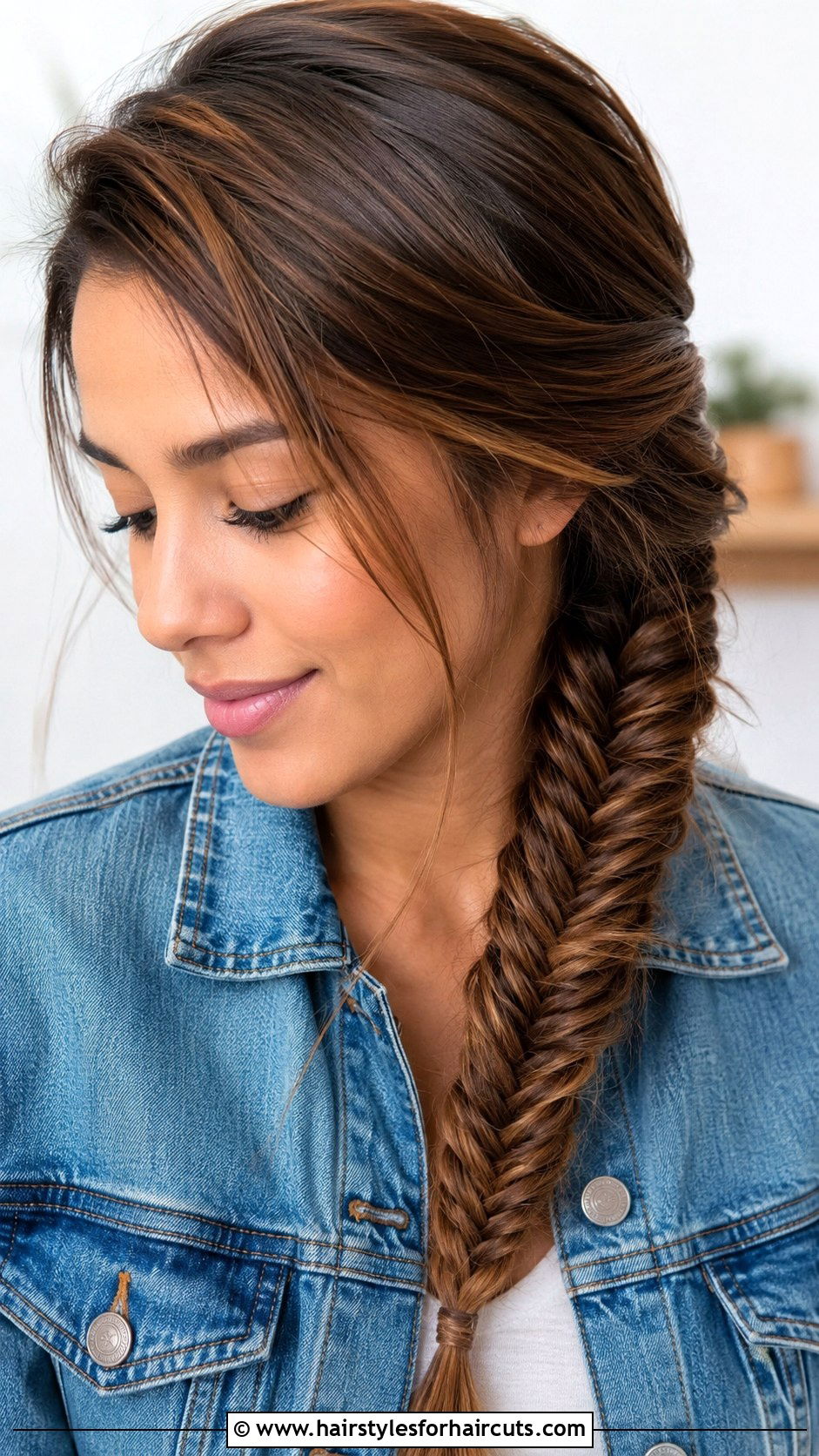 Fishtail Braid - 25 hairstyles for professional women - 25 hairstyles for professional women