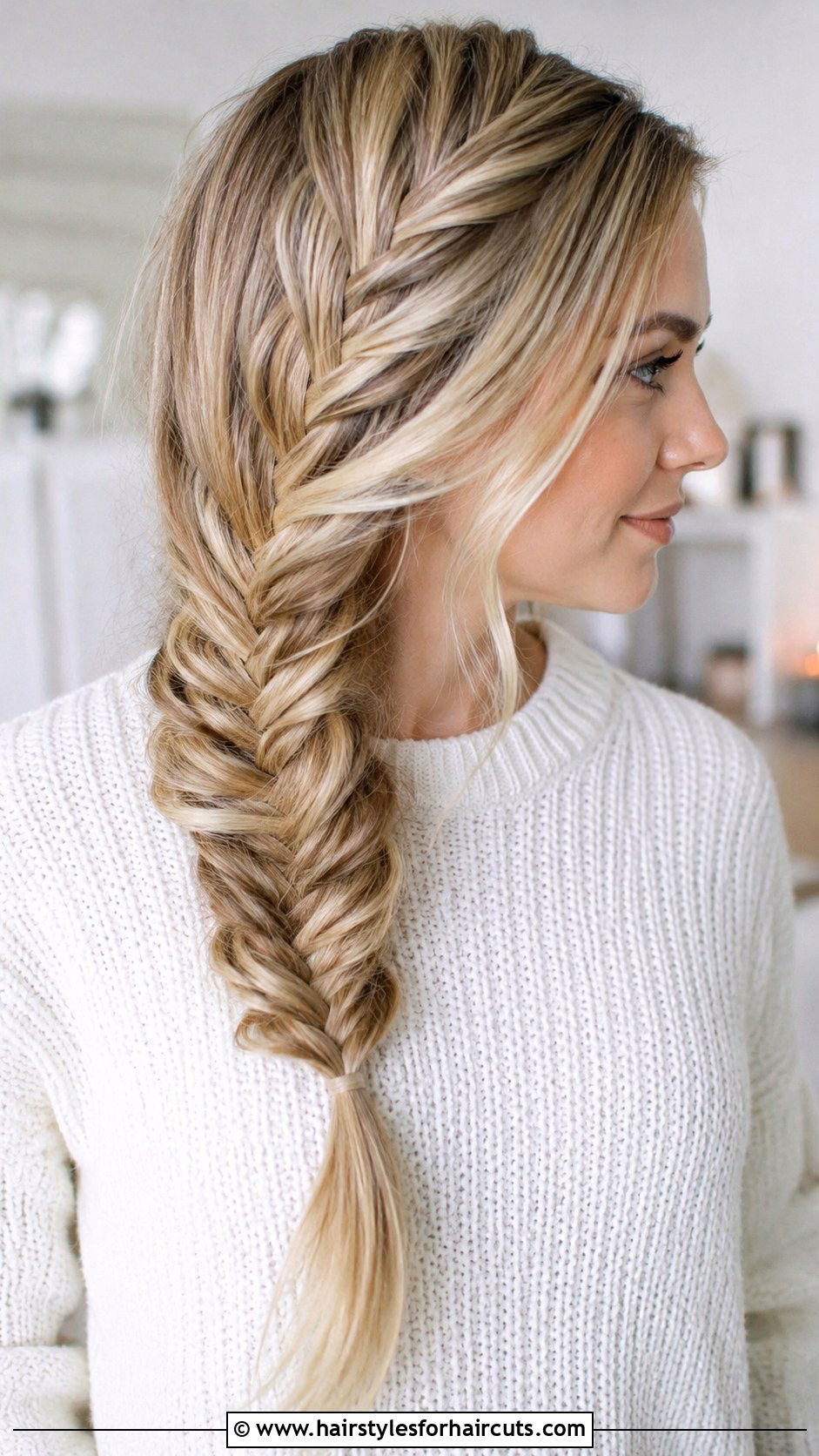 Fishtail Braid - 25 cheap hairstyles - 25 cheap hairstyles