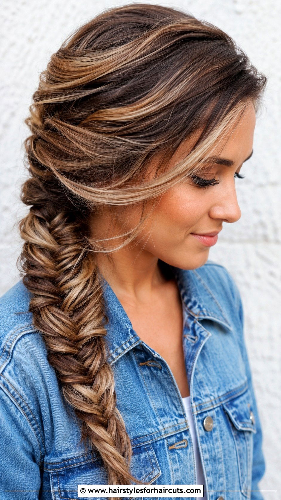 Fishtail Braid - 25 party hairstyles for medium hair - 25 party hairstyles for medium hair