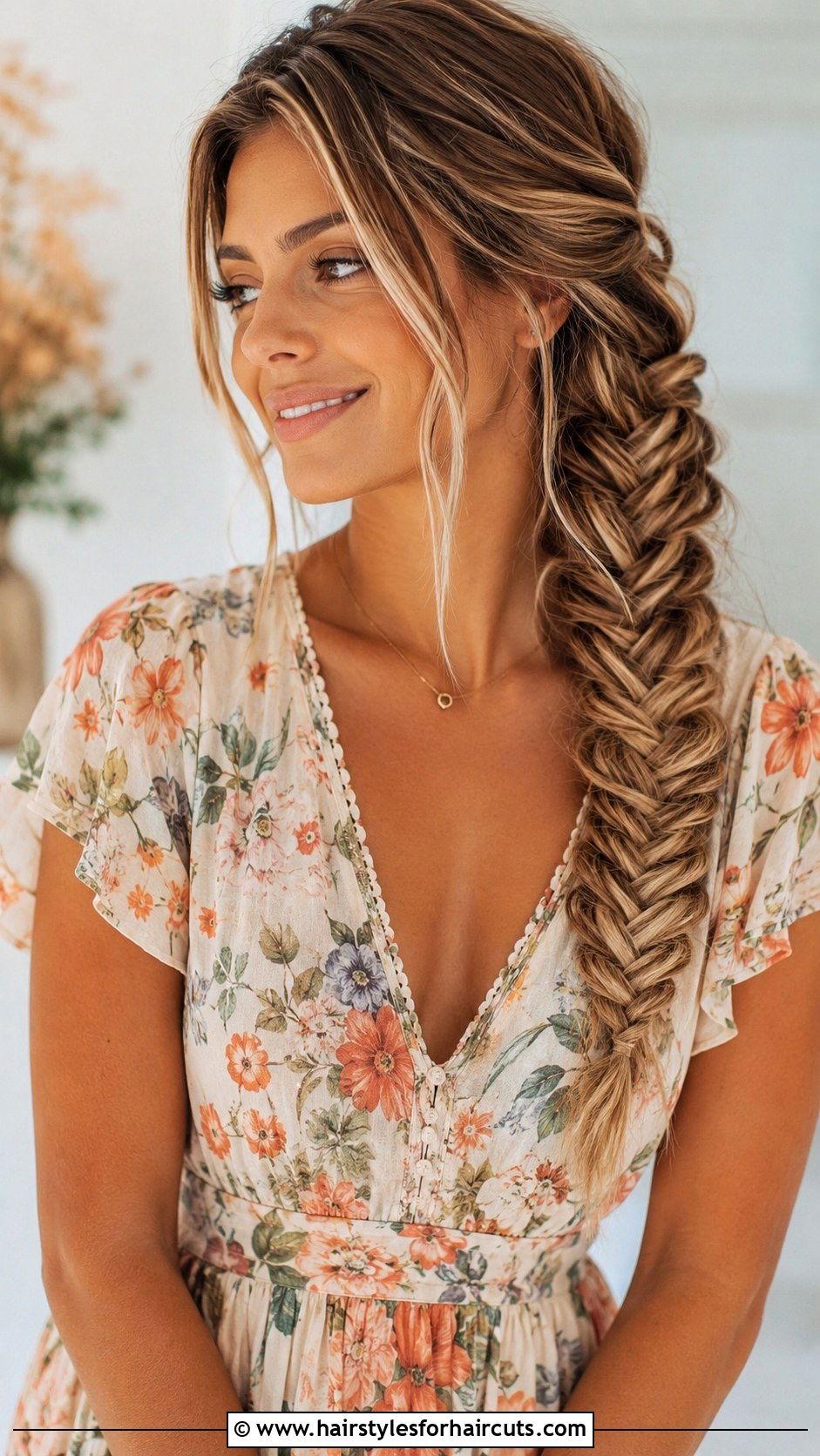 Fishtail Braid - 25 prom hairstyles for medium hair - 25 prom hairstyles for medium hair