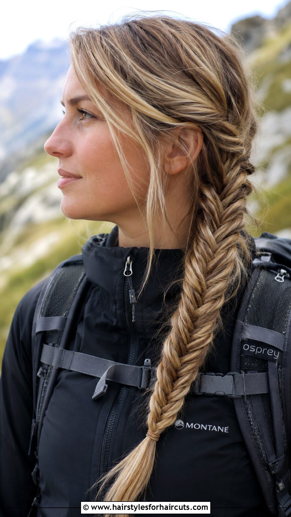 Fishtail Braid - 25 sporty hairstyles for medium hair - 25 sporty hairstyles for medium hair