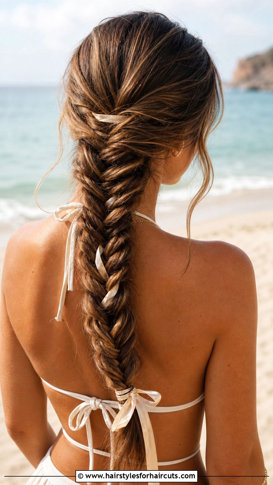 Fishtail Braid - 25 wedding guest hairstyles - 25 wedding guest hairstyles