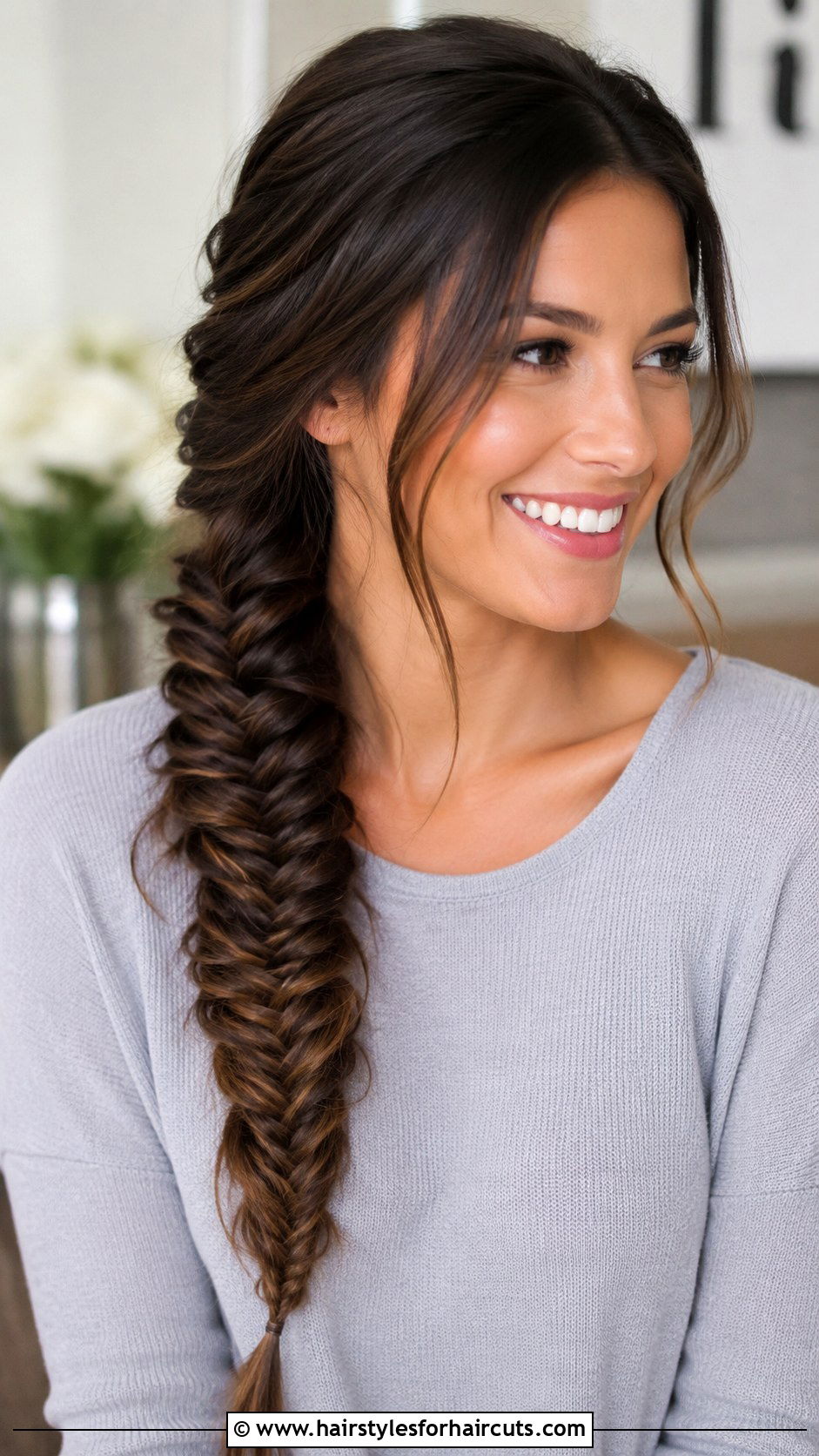 Fishtail Braid - 25 country concert hairstyles - 25 country concert hairstyles