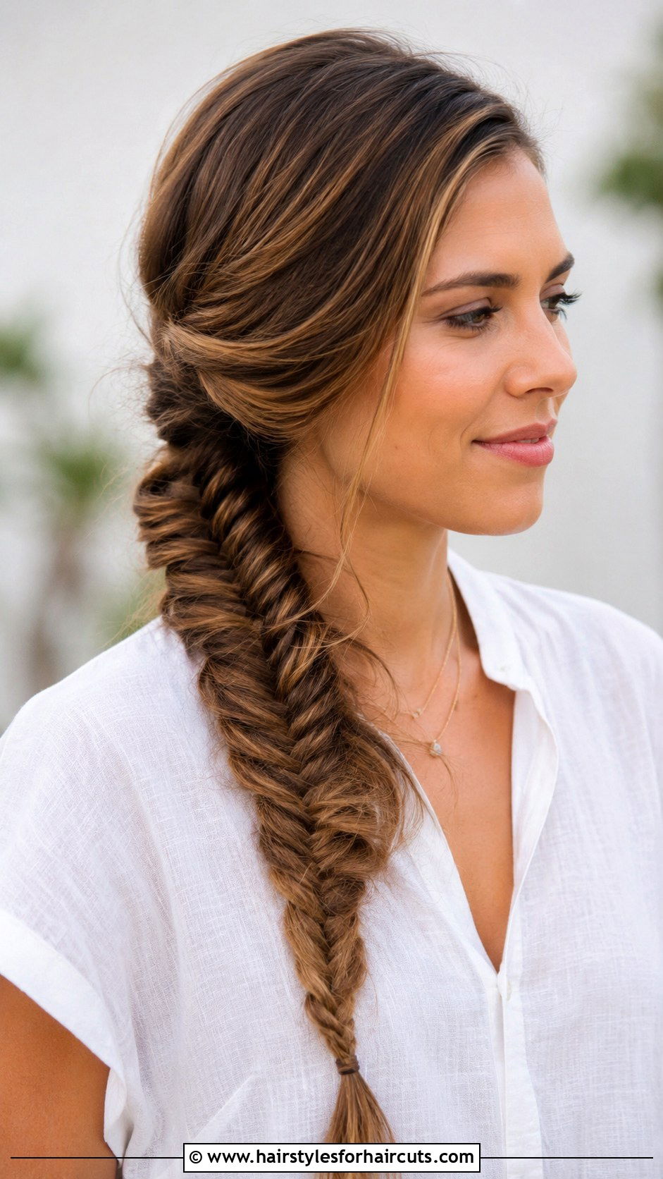 Fishtail Braid - 25 cute hairstyles for long straight hair - 25 cute hairstyles for long straight hair
