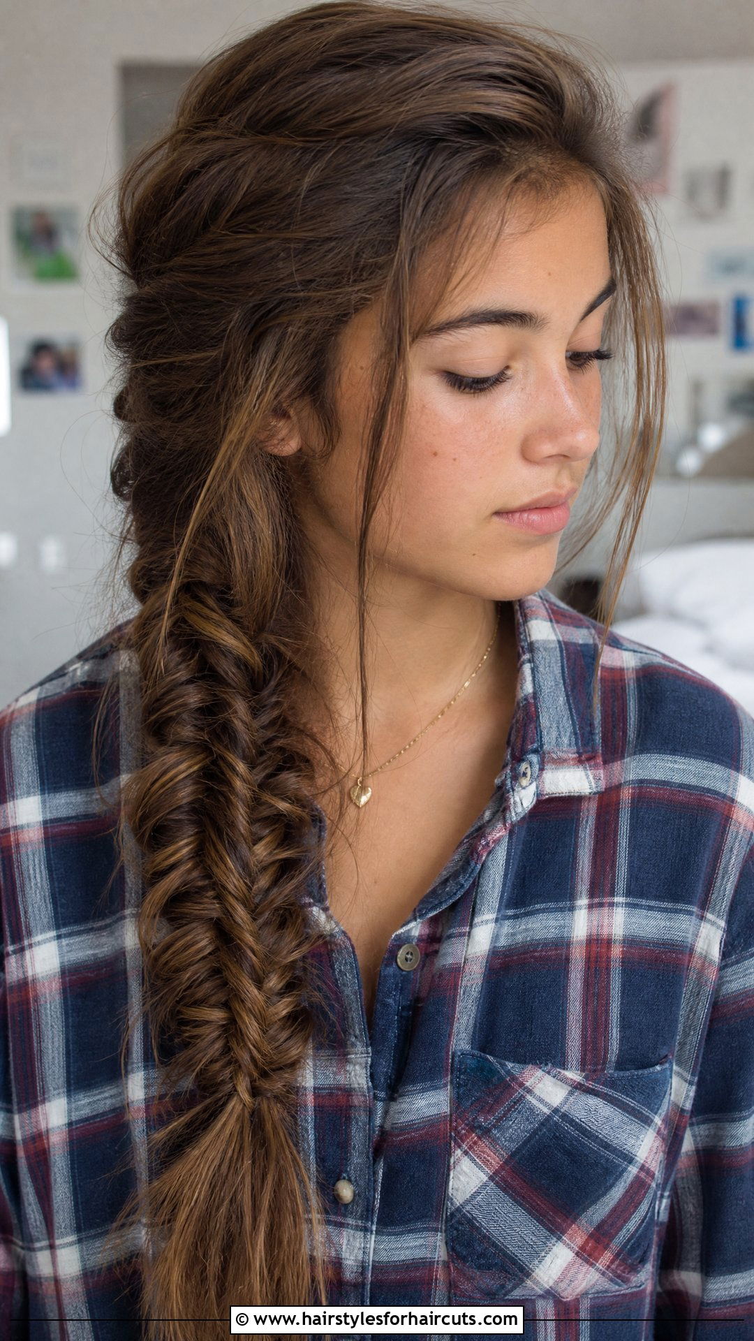 Fishtail Braid - 25 easy hairstyles for mixed hair teenage girl - 25 easy hairstyles for mixed hair teenage girl