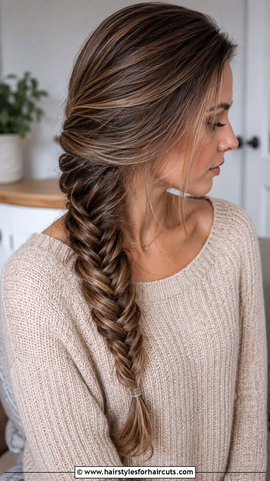 Fishtail Braid - 25 easy hairstyles for wedding - 25 easy hairstyles for wedding