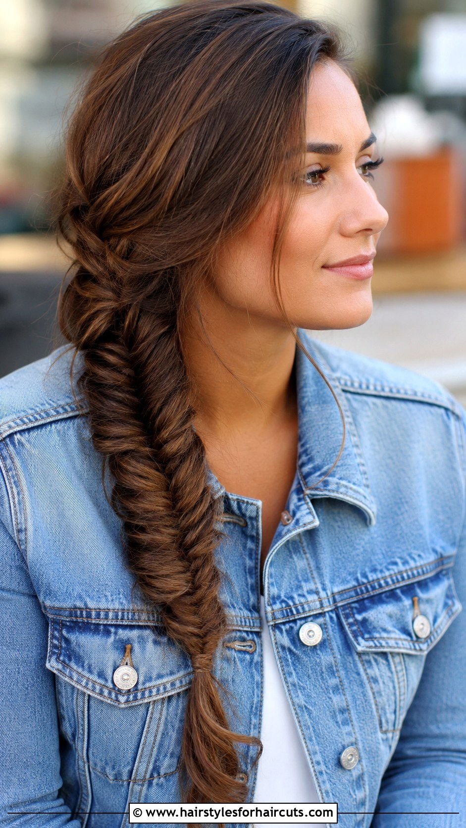 Fishtail Braid - 25 easy summer hairstyles for medium hair - 25 easy summer hairstyles for medium hair