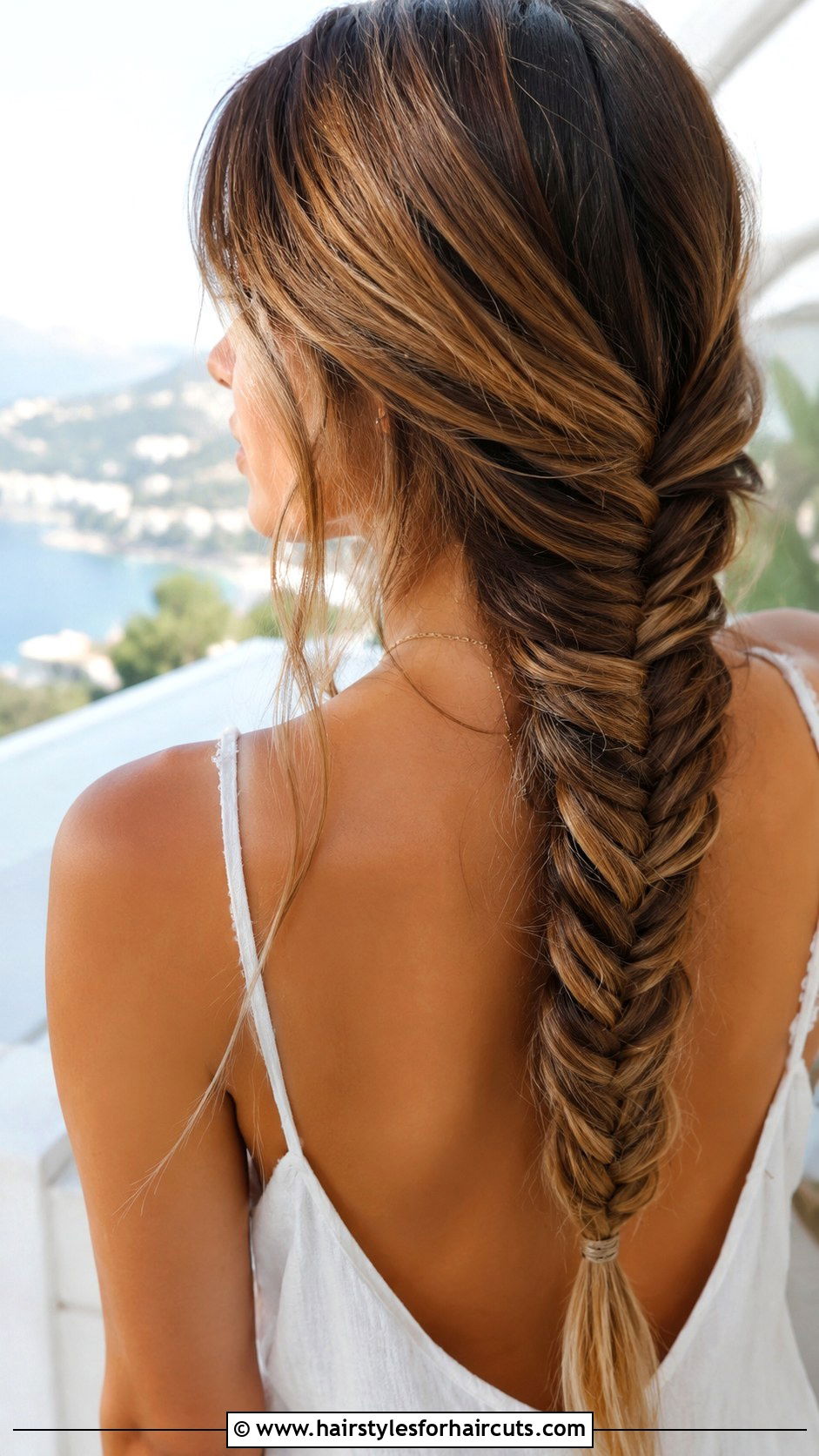 Fishtail Braid - 25 easy wedding guest hairstyles for straight hair - 25 easy wedding guest hairstyles for straight hair